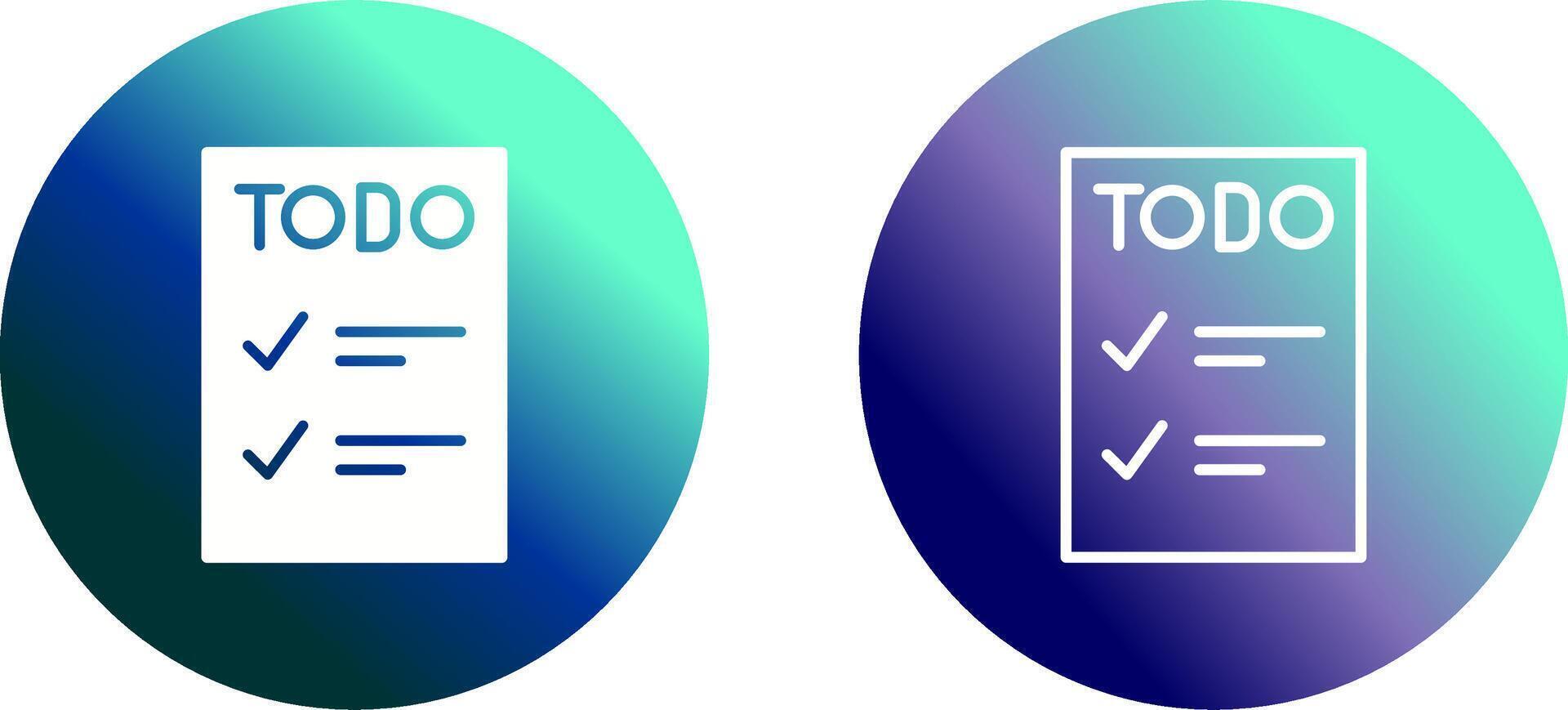 To do List Vector Icon