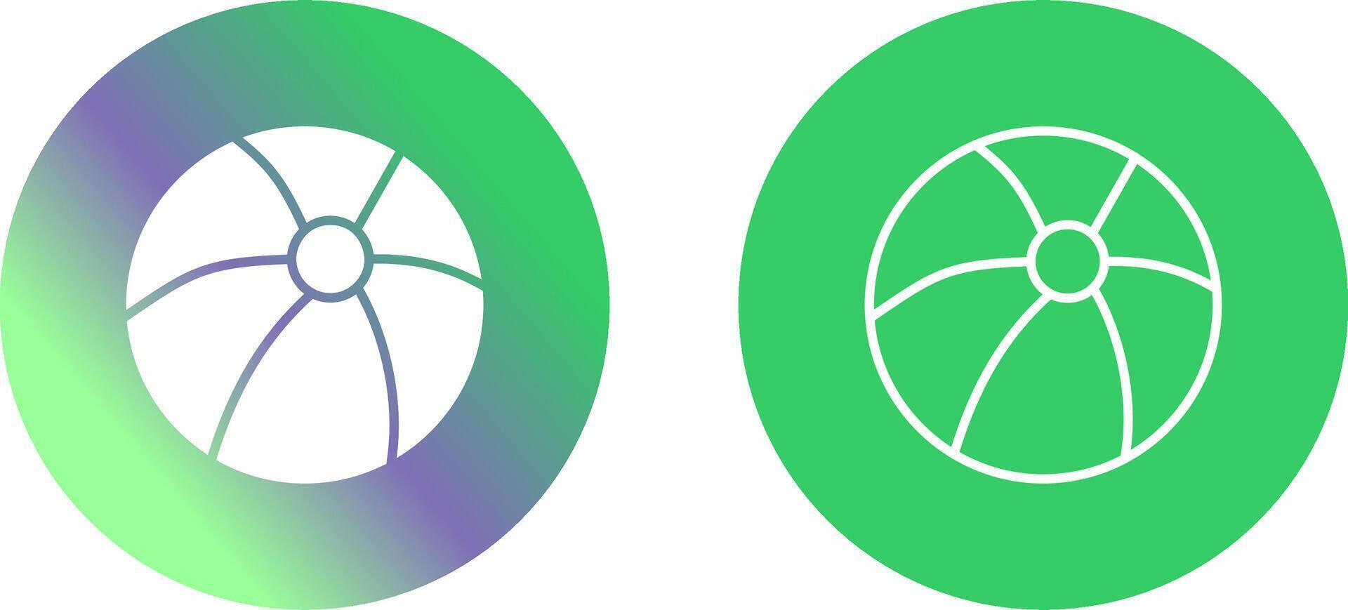 Beach Ball Vector Icon