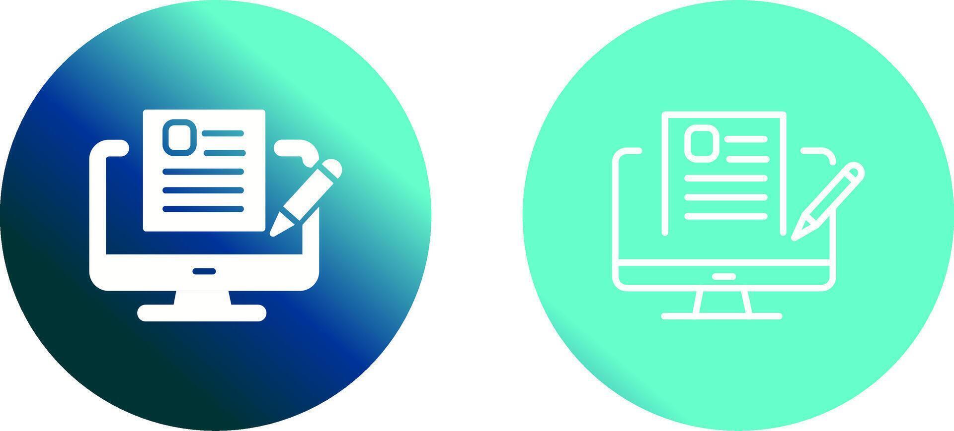 Blog Vector Icon
