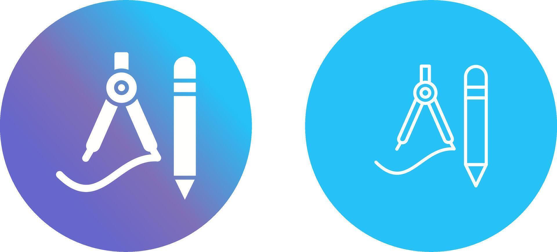 Drawing Tools Vector Icon