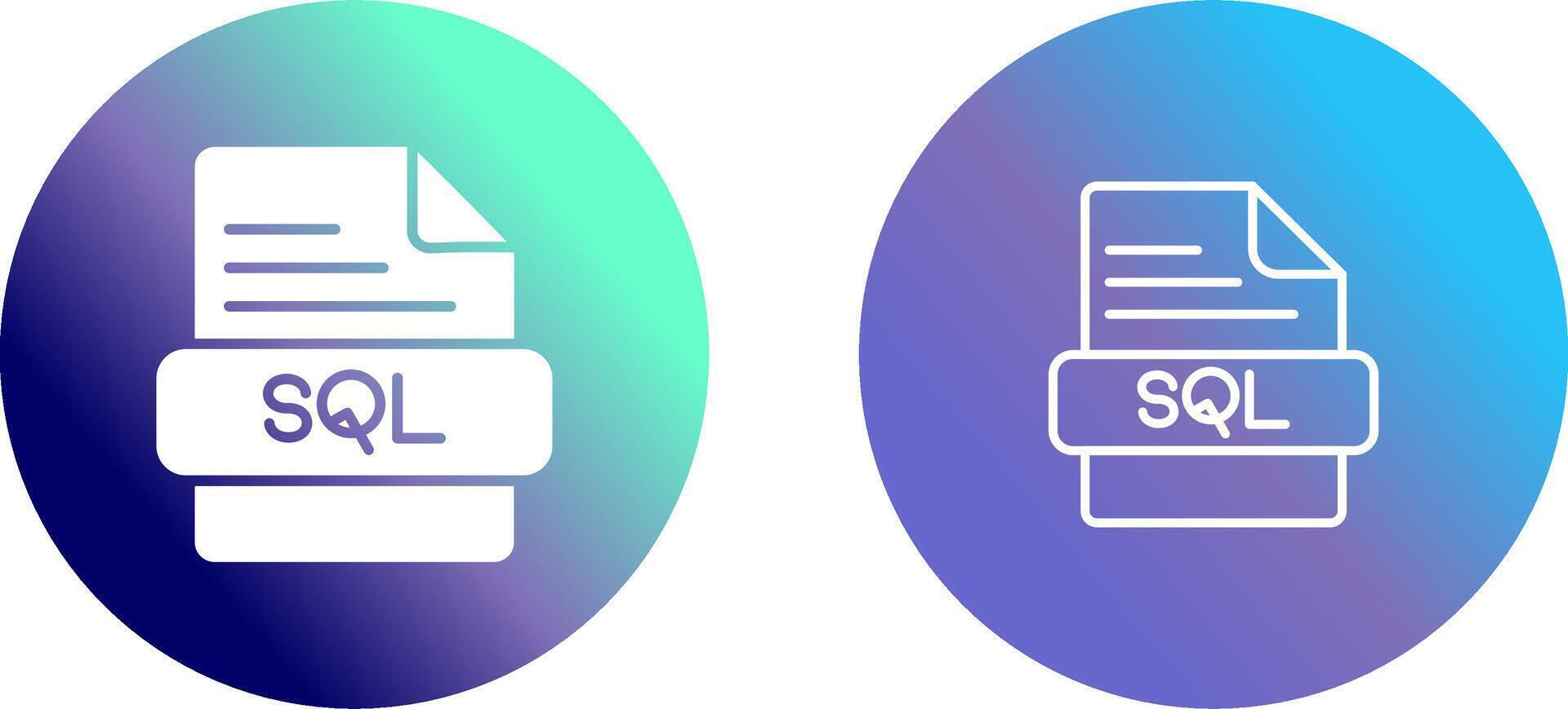 SQL Vector Icon