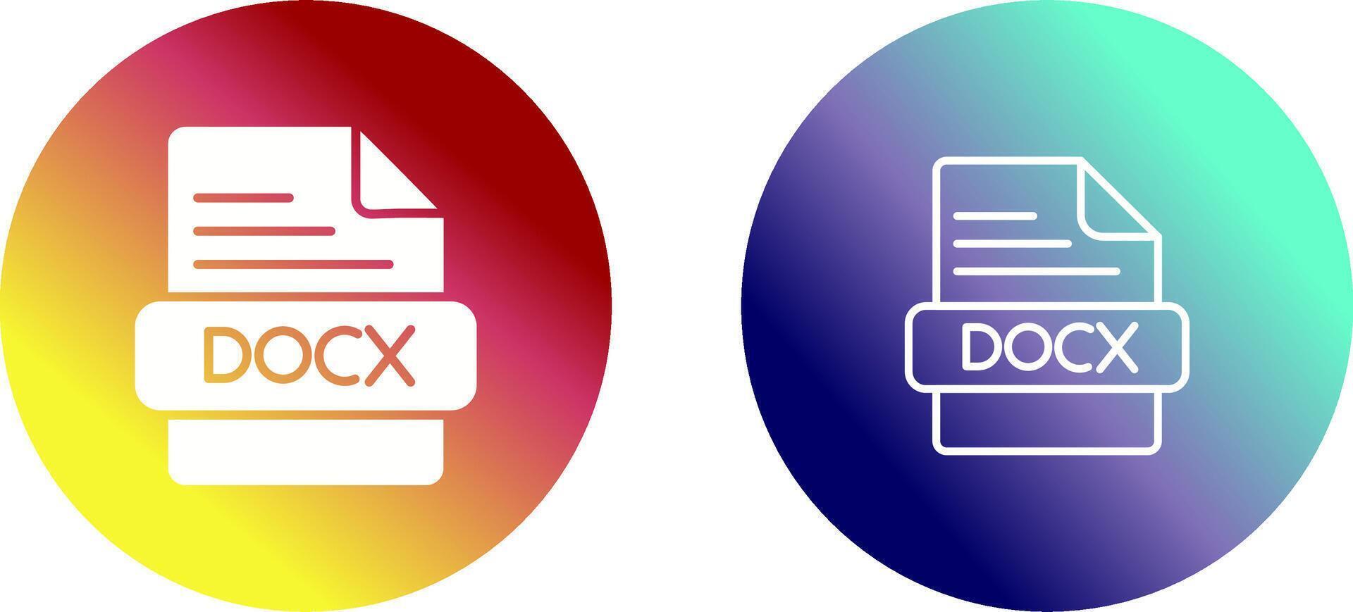 DOCX Vector Icon