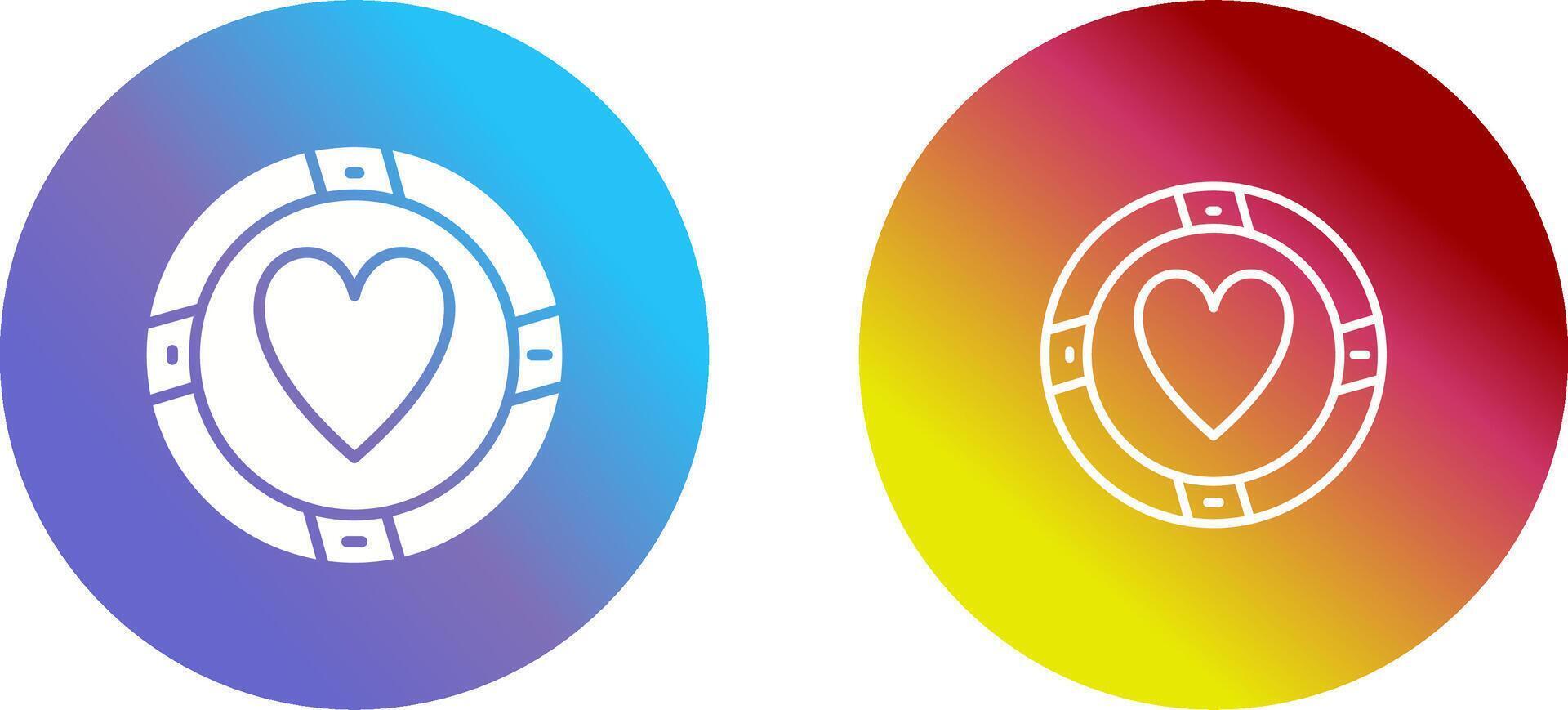 Casino Chips Vector Icon