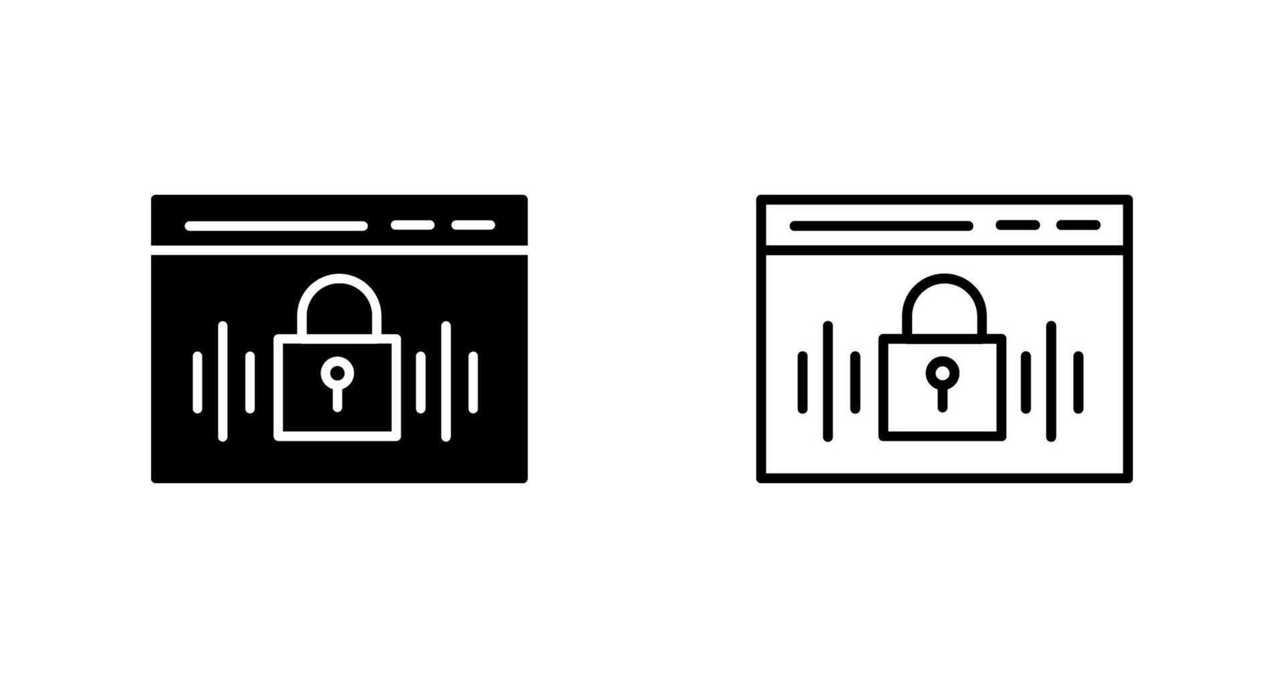 Voice Lock Vector Icon