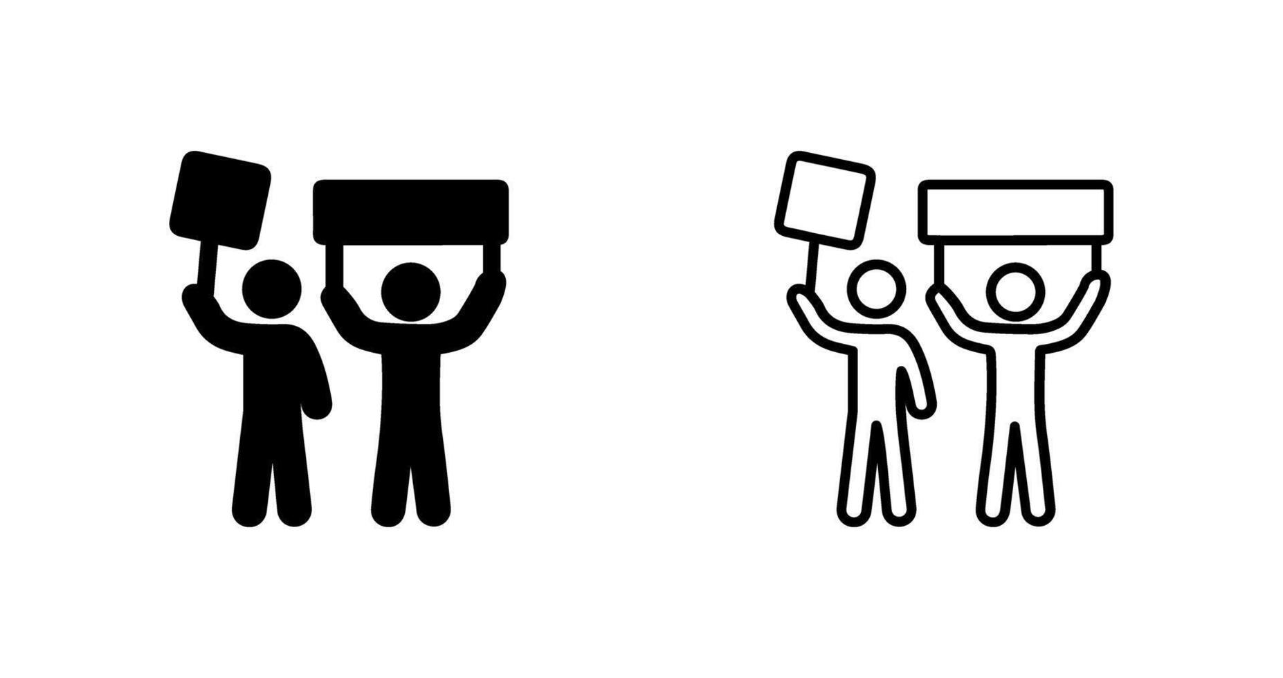 Protester Vector Icon