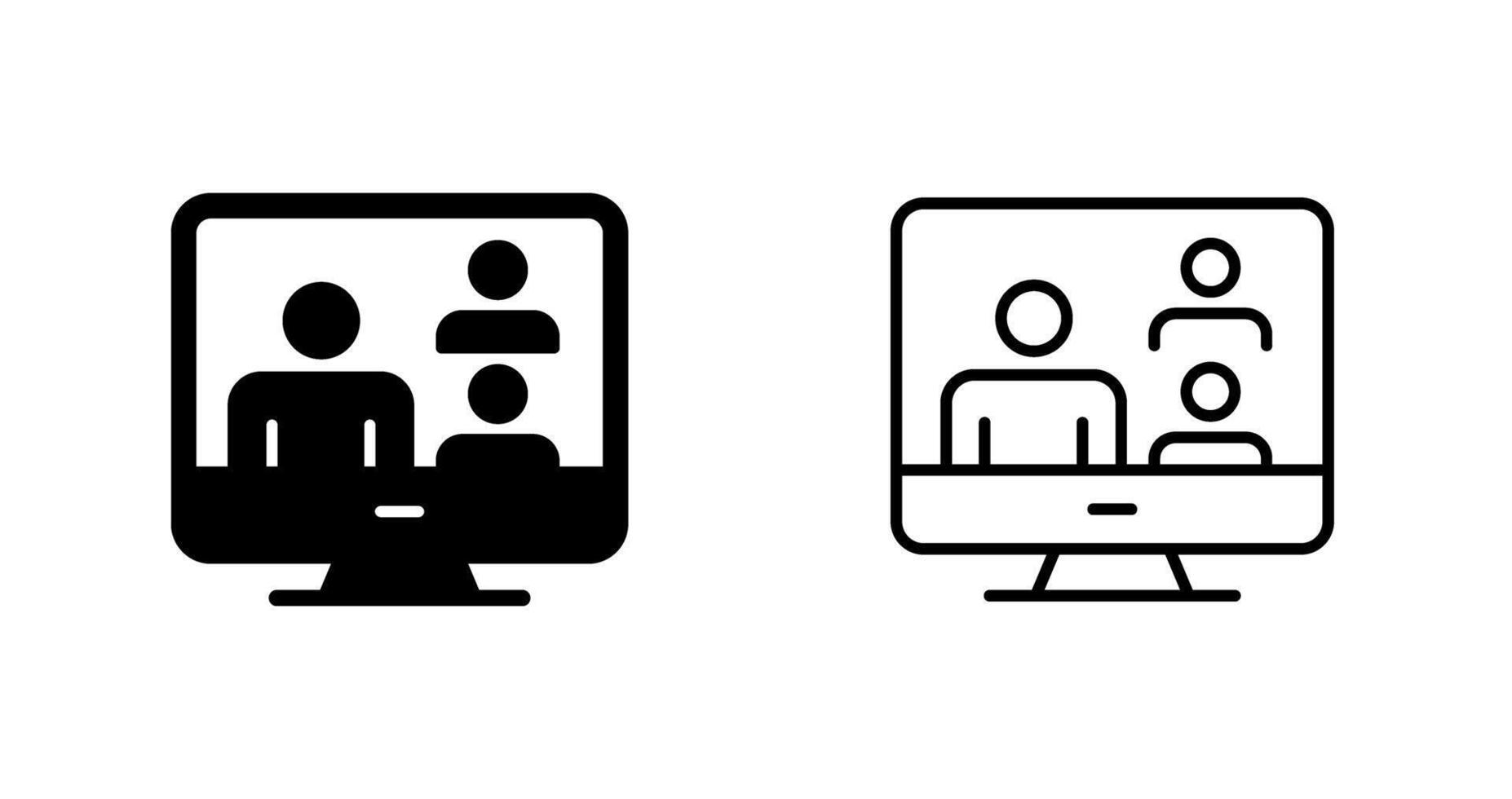 Videocall Vector Icon