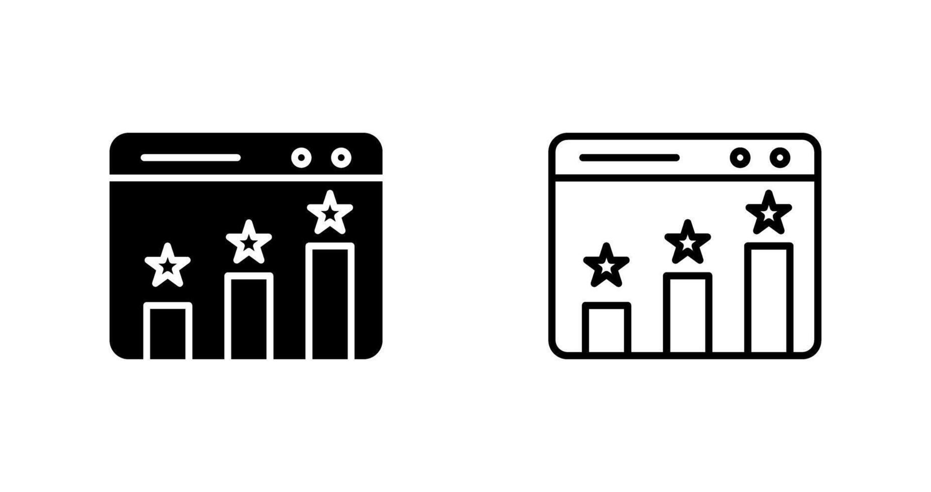Website Ranking Vector Icon