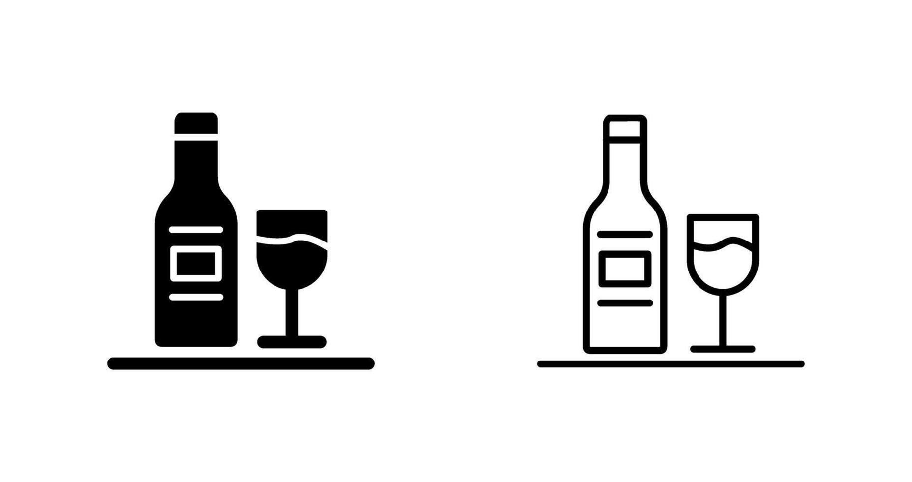 icono de vector de alcohol