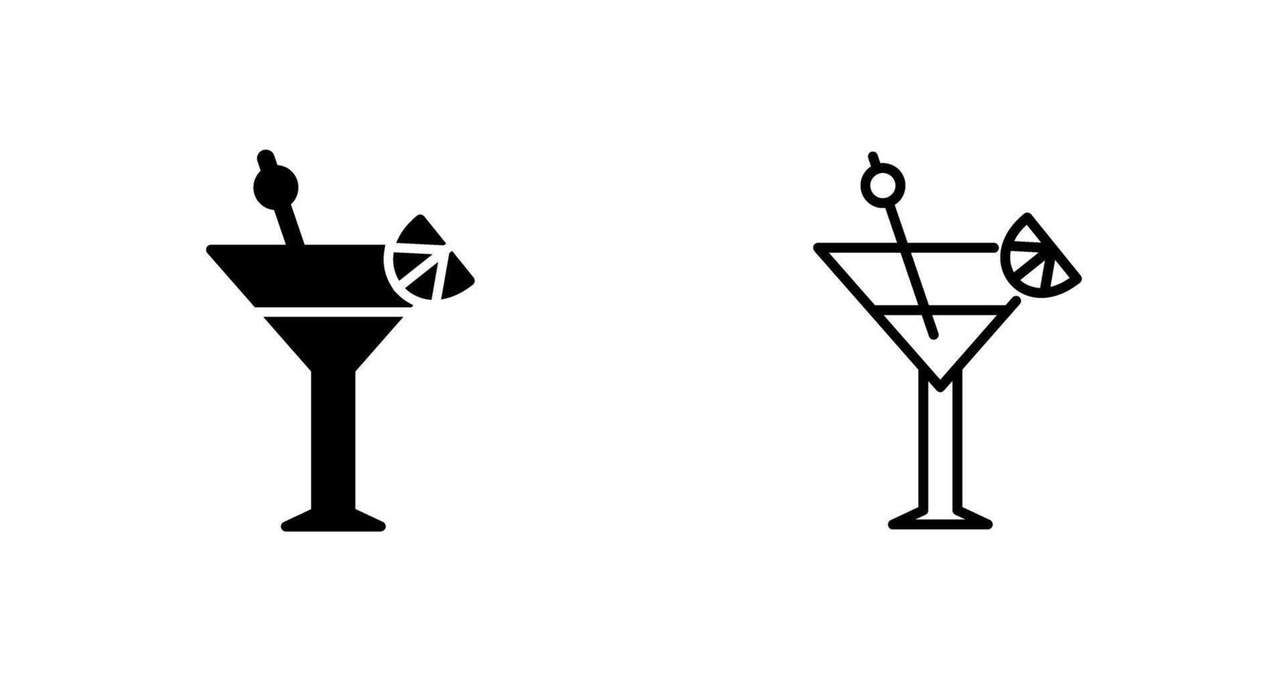 Martini Vector Icon