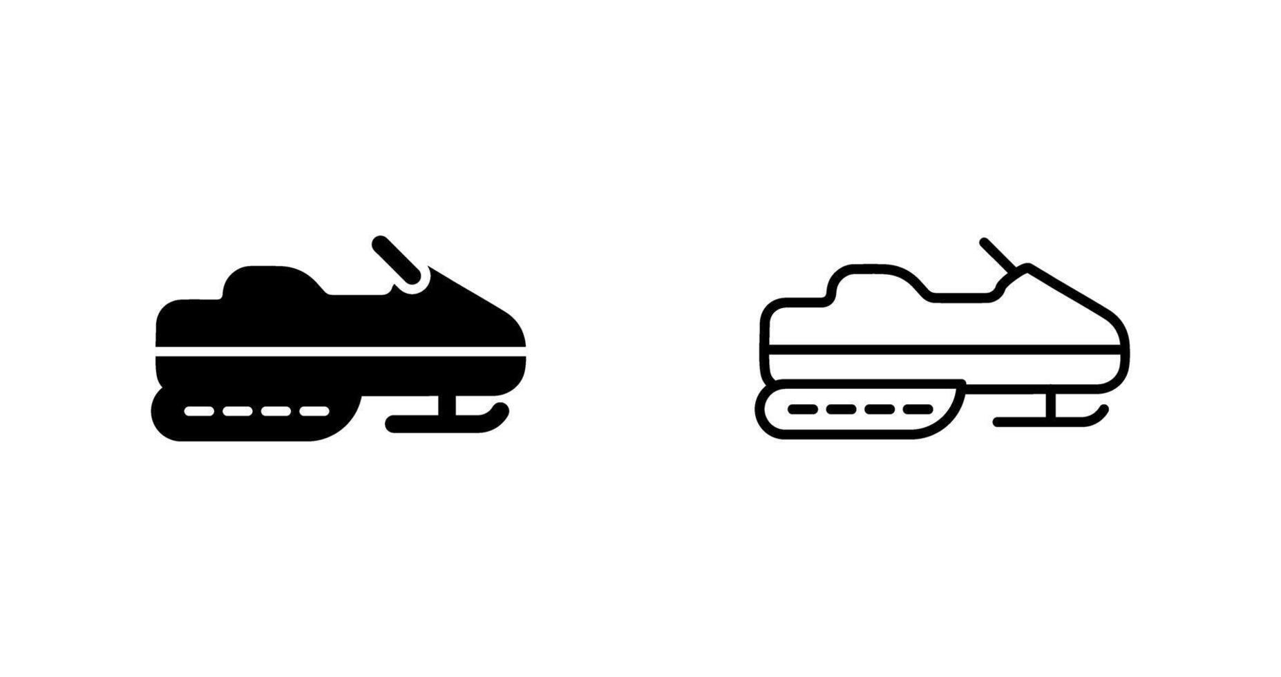 Snowmobile Vector Icon