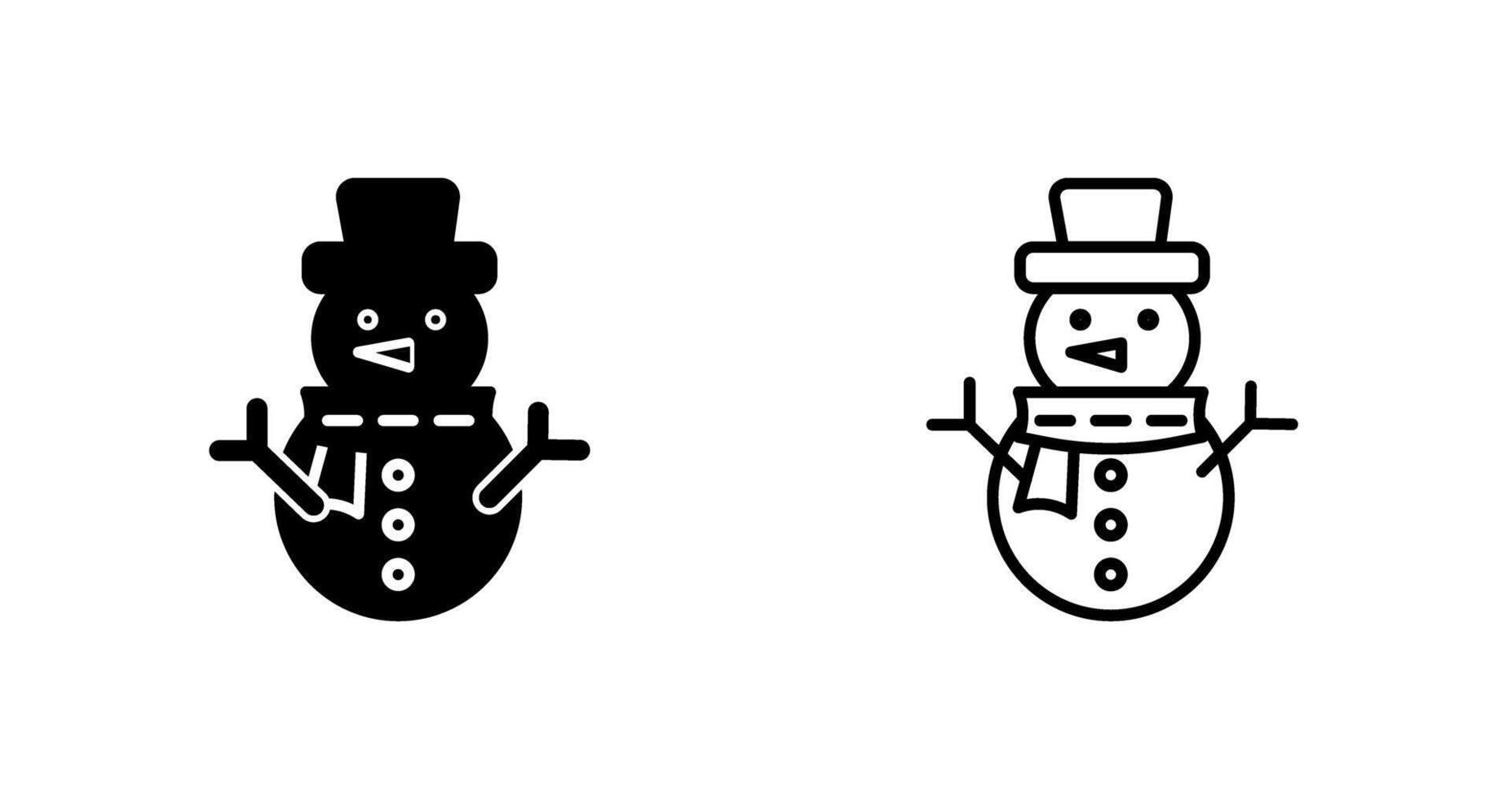 Snowman Vector Icon