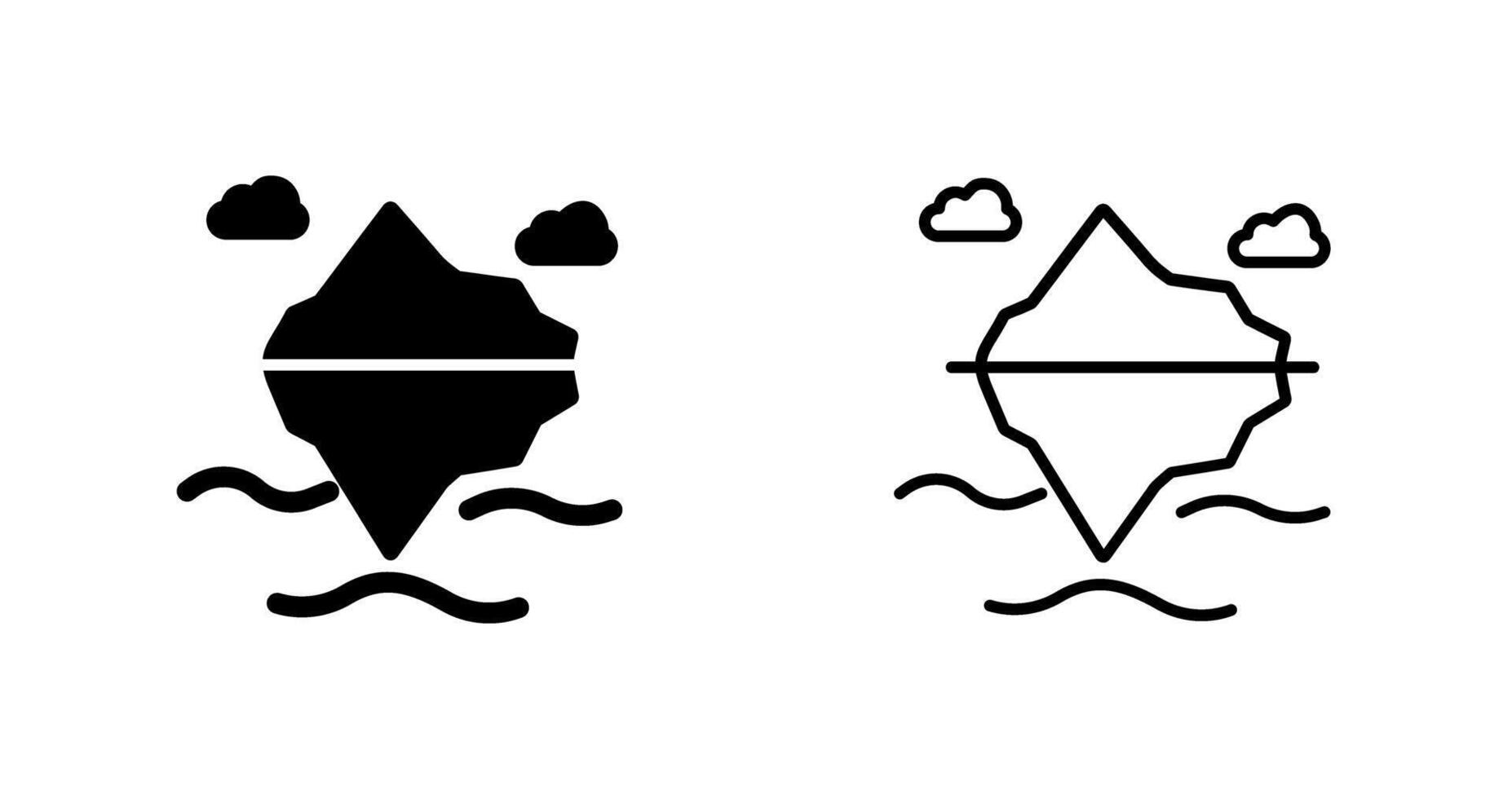 Iceberg Vector Icon