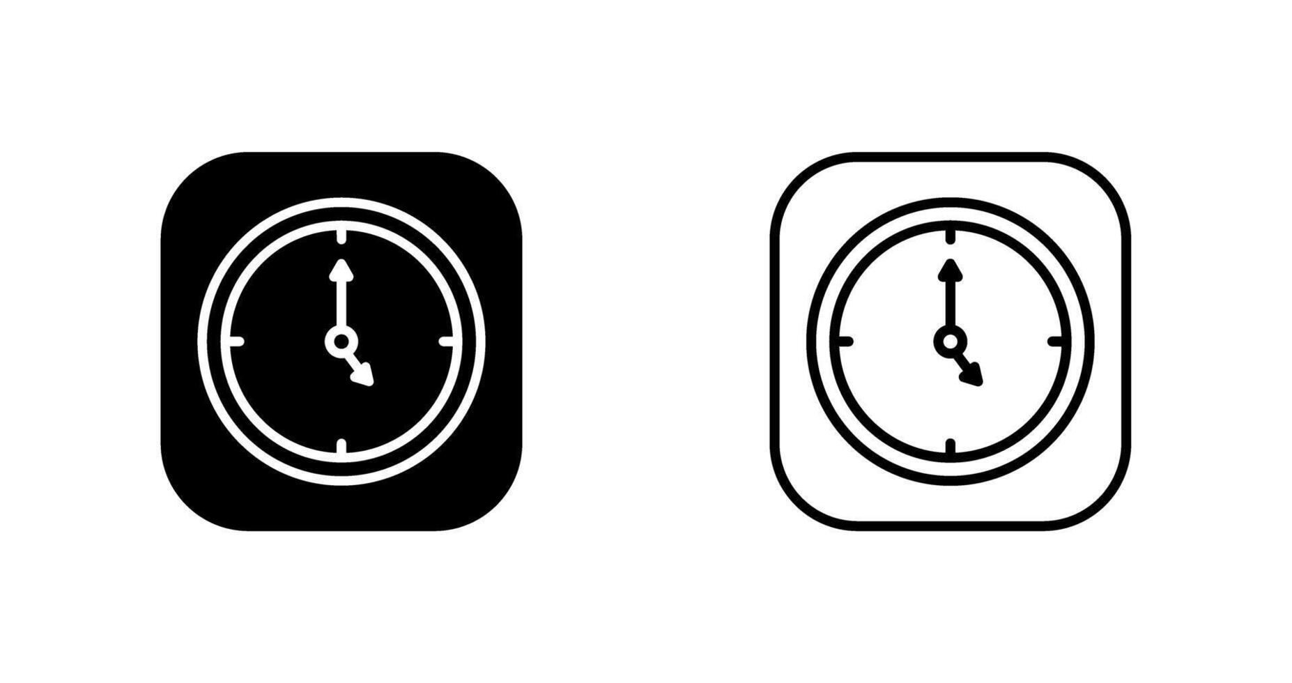 icono de vector de reloj