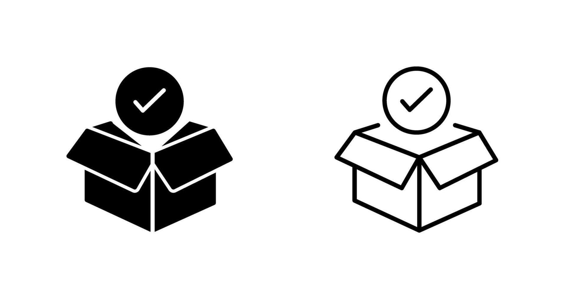 Package Receiving Vector Icon