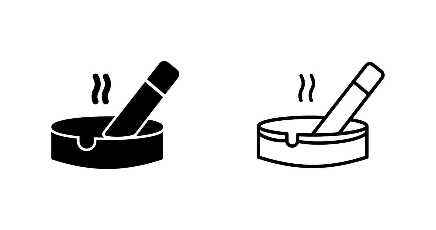 Ashtray Vector Icon