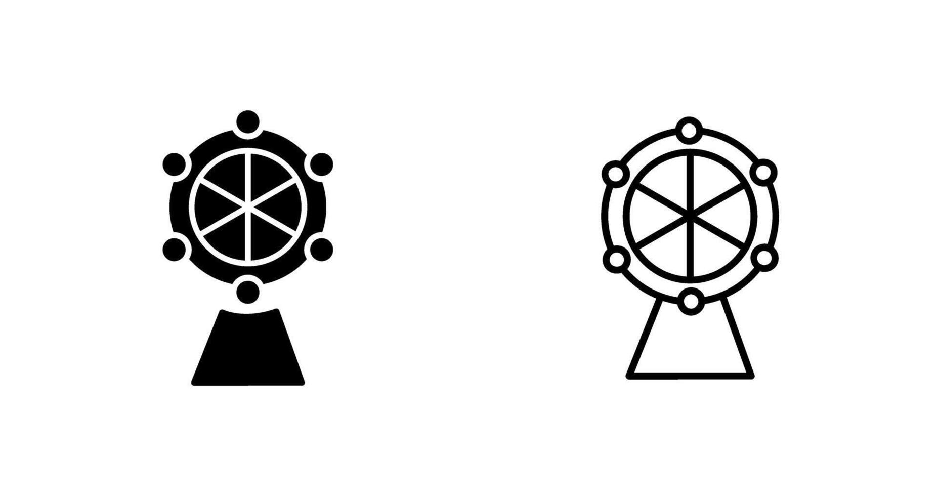 Ferris Wheel Vector Icon