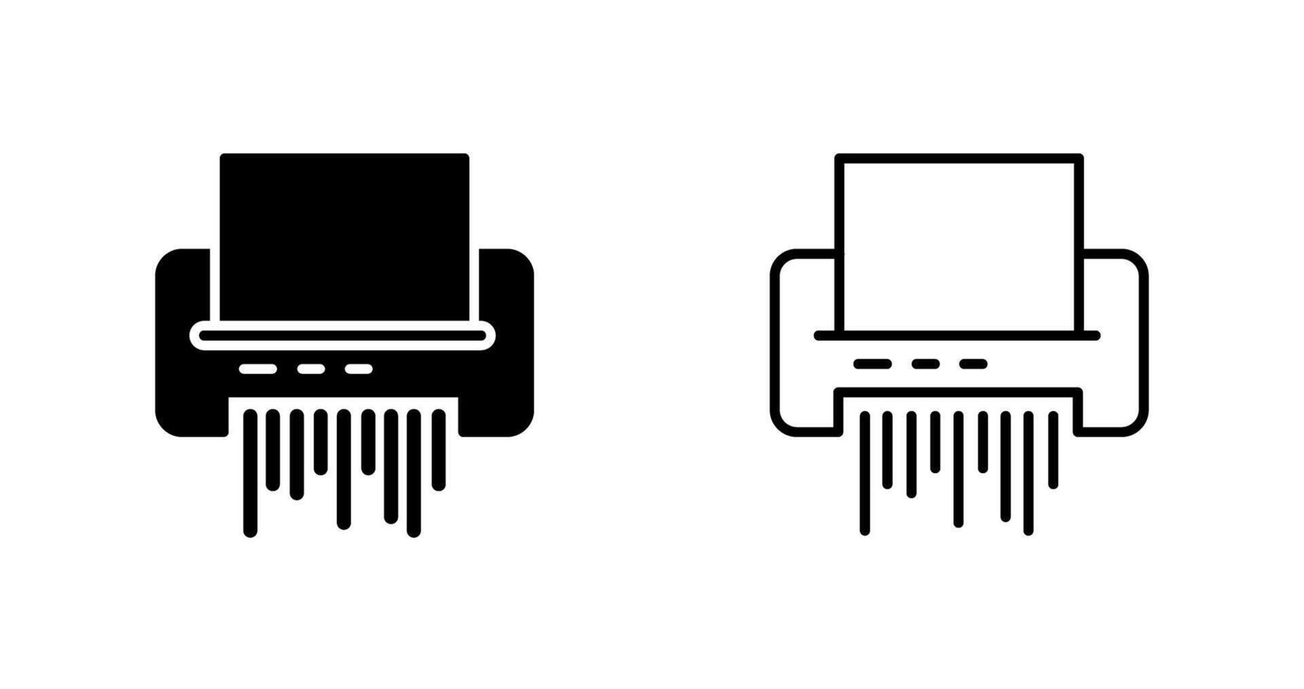 Paper Shredder Vector Icon