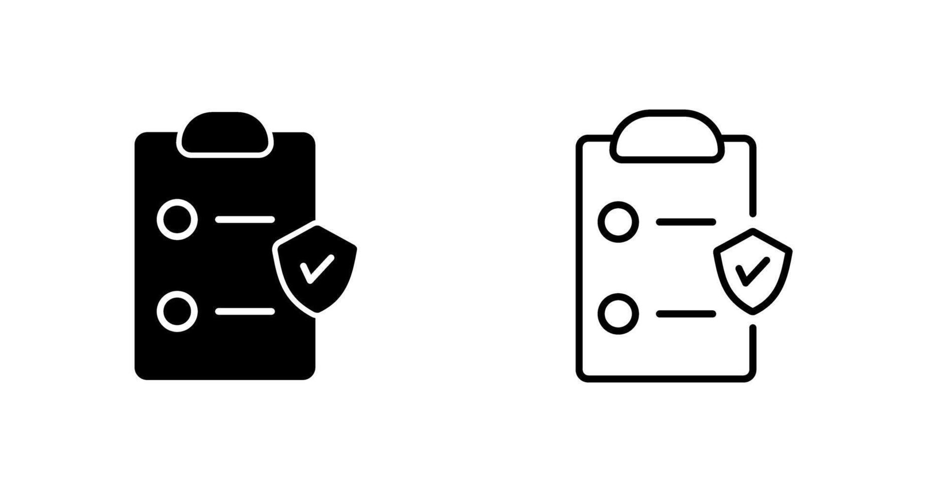 Insurance Policy Vector Icon