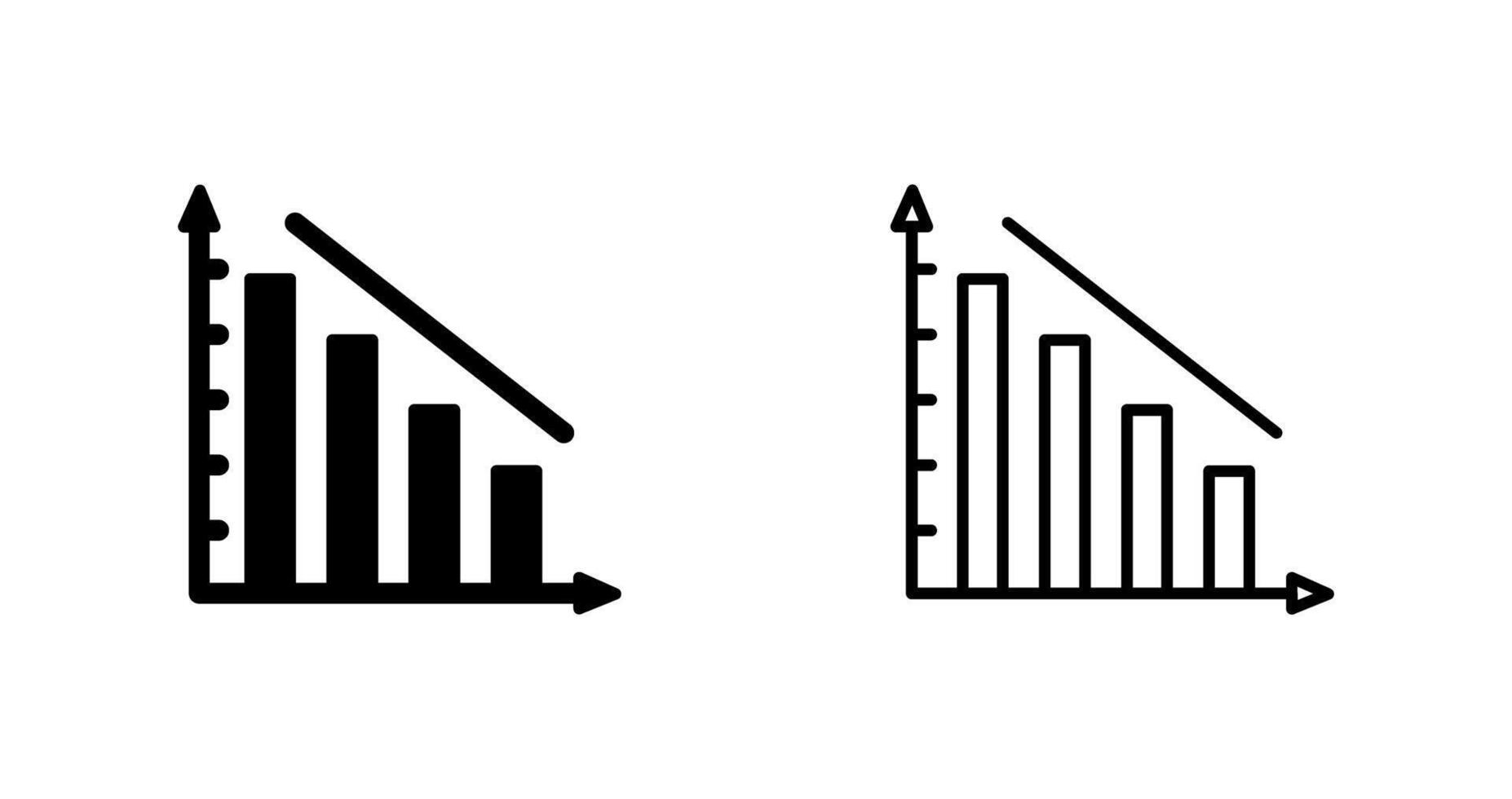 Descending bar Vector Icon