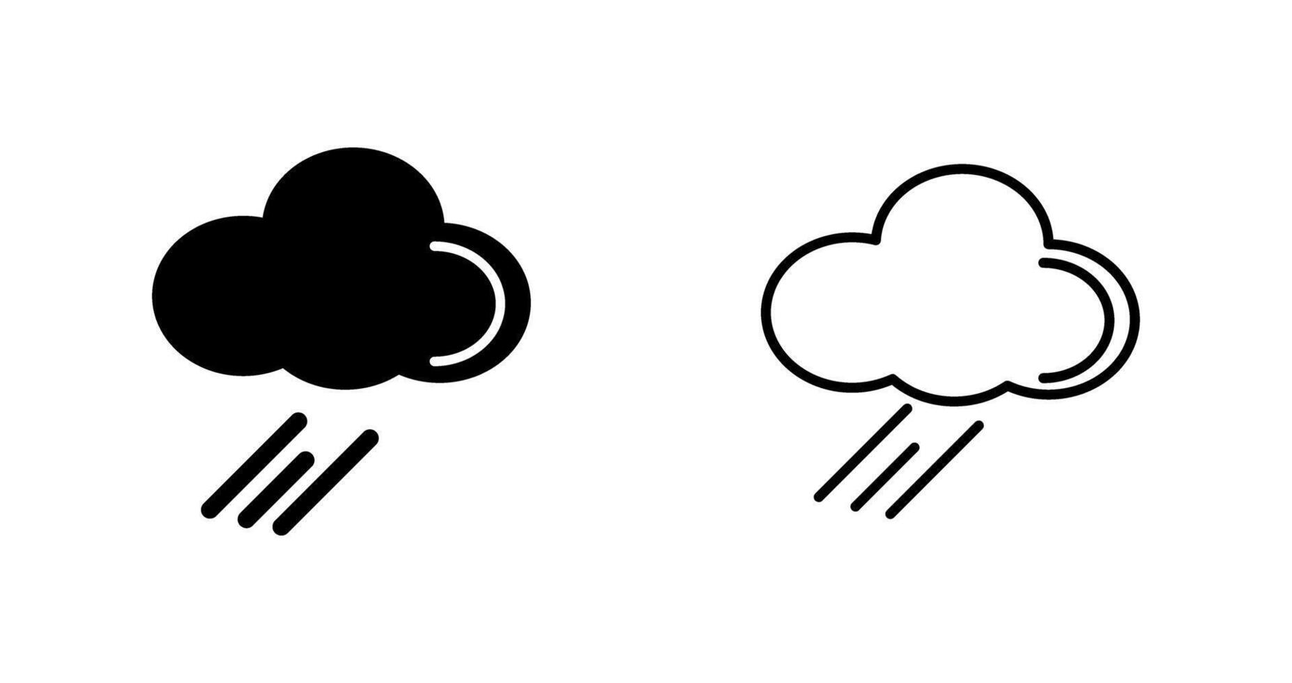 Rain Vector Icon