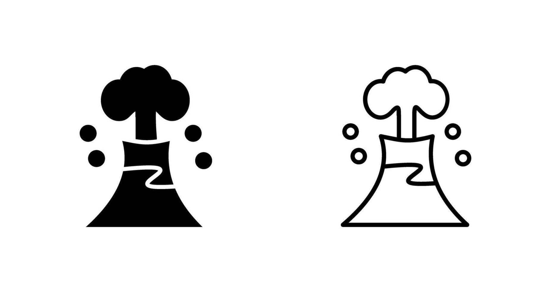 Volcano Vector Icon