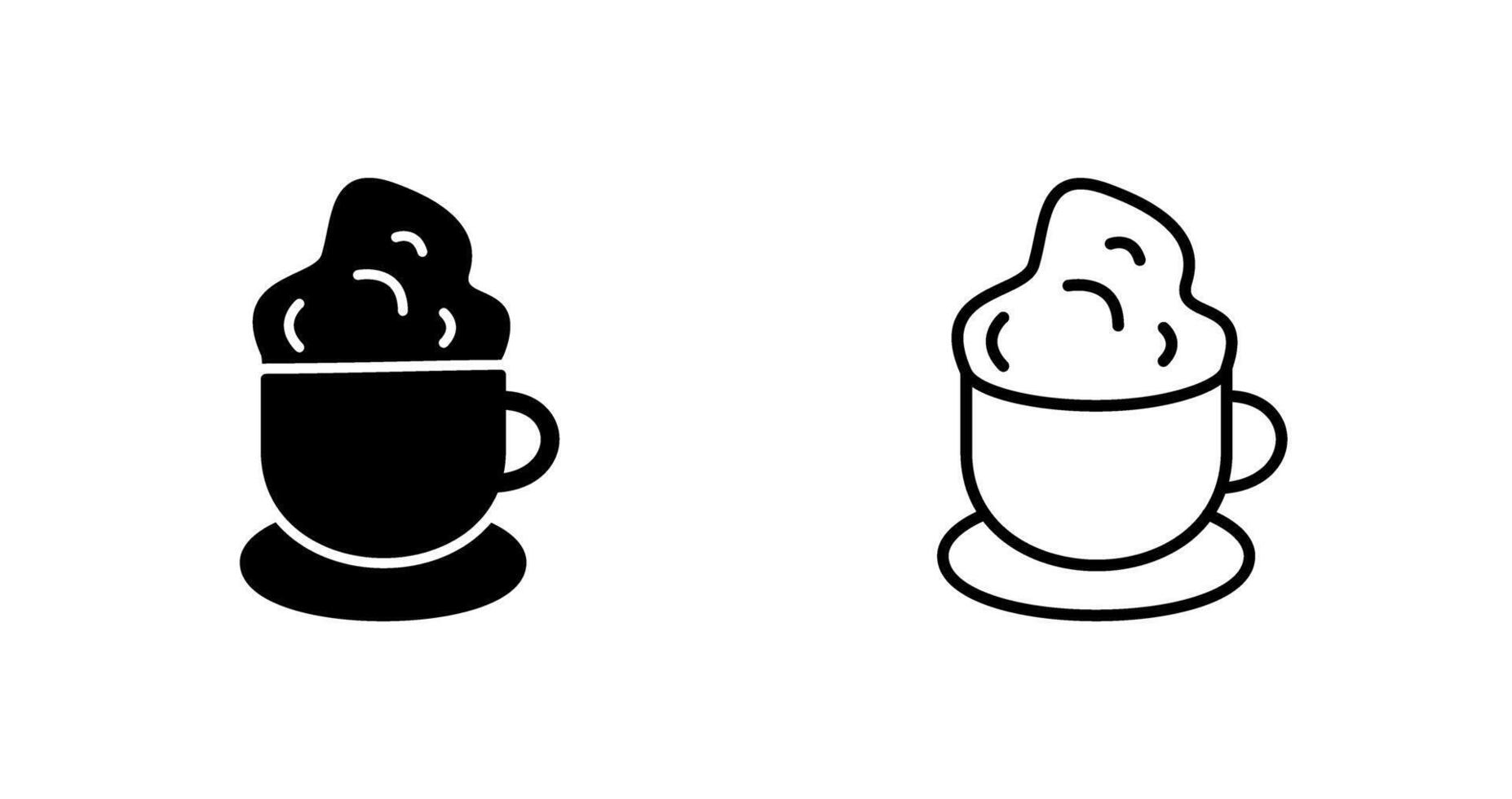 Creamy Coffee Vector Icon