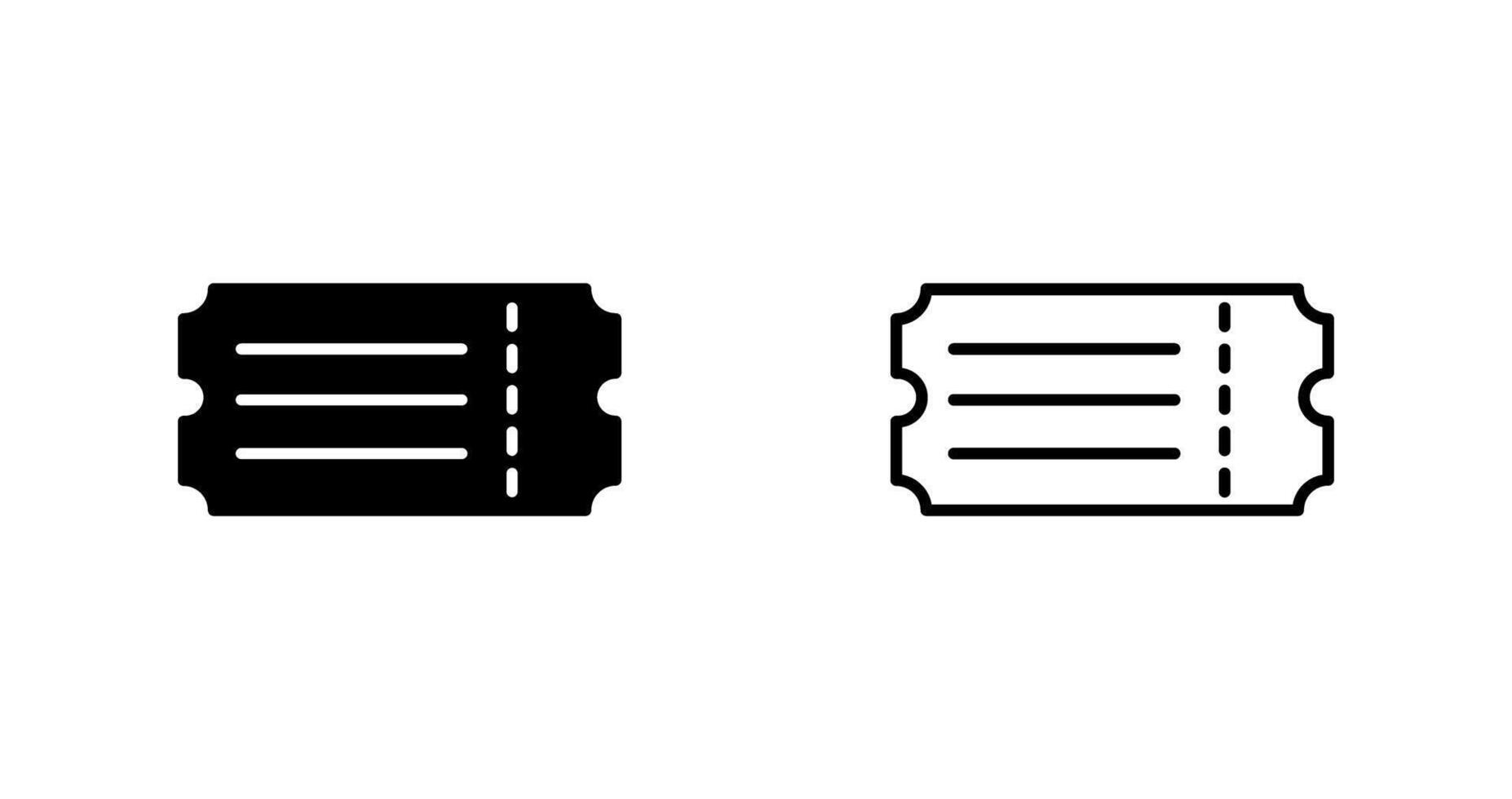 Tickets Vector Icon