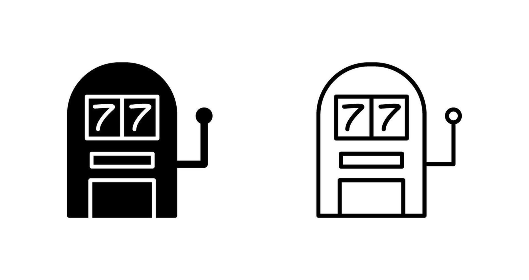 Slot Machine Vector Icon