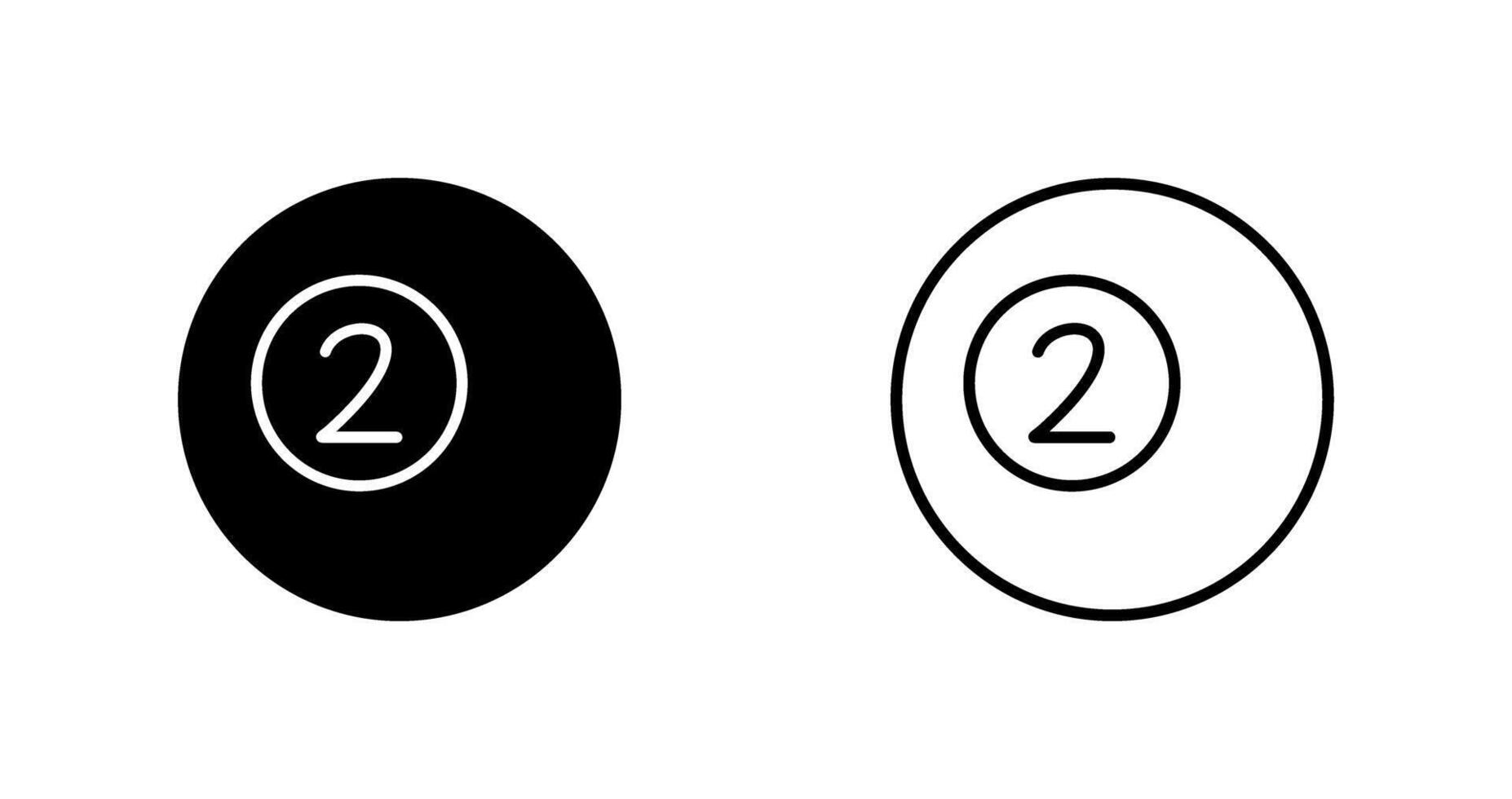 Pool Ball Vector Icon