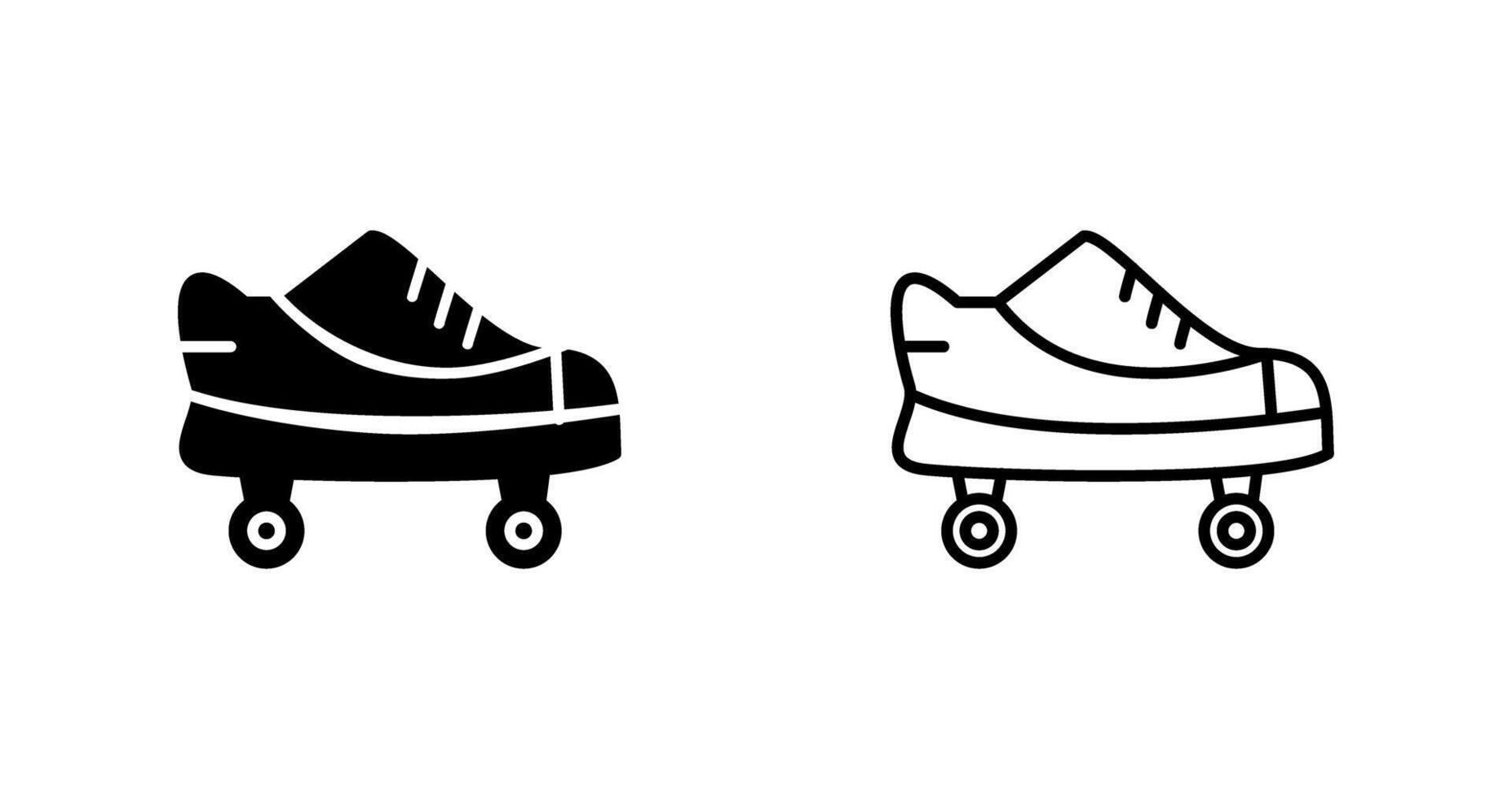 patines, vector, icono vector