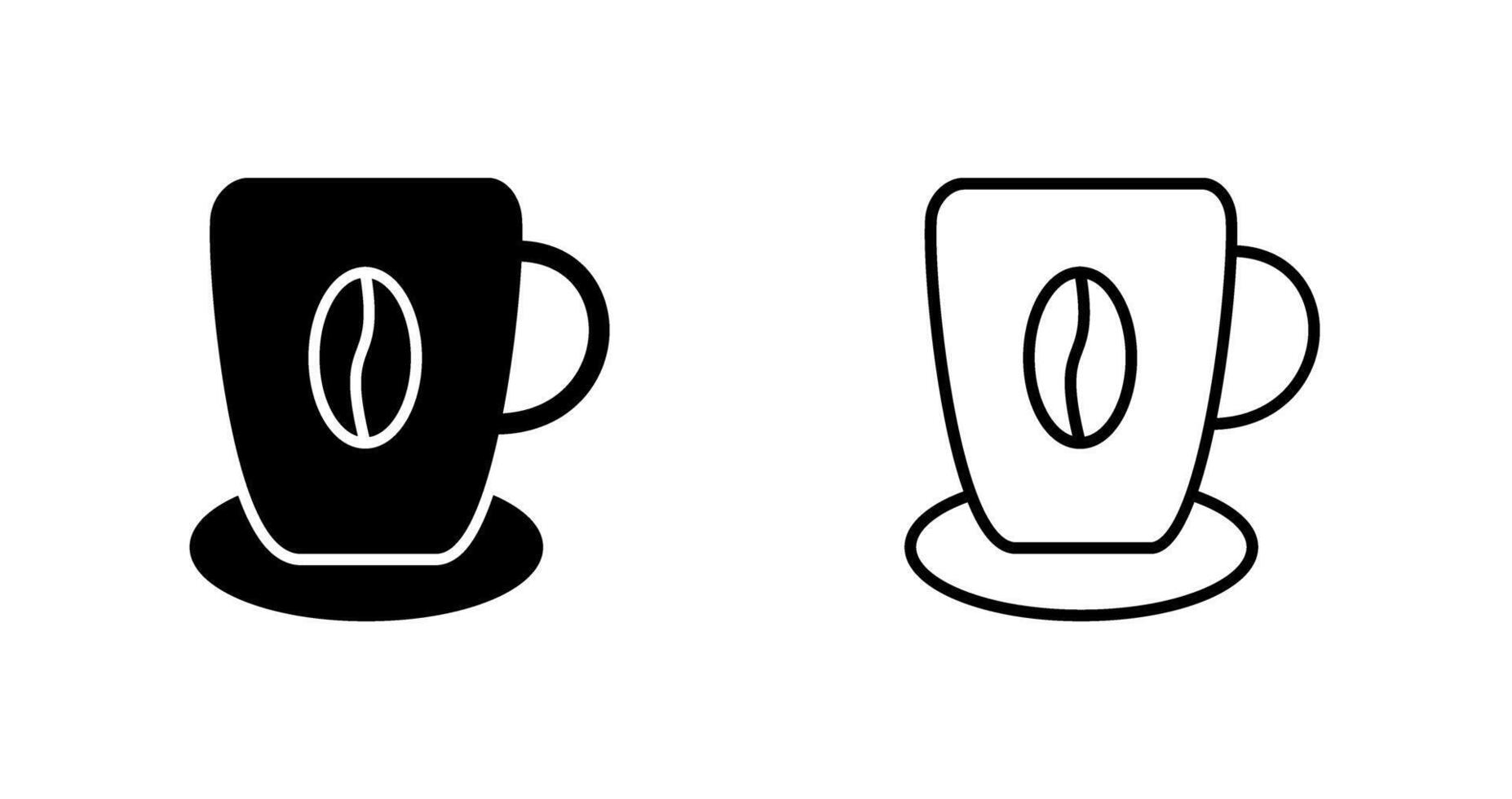 icono de vector de taza de café