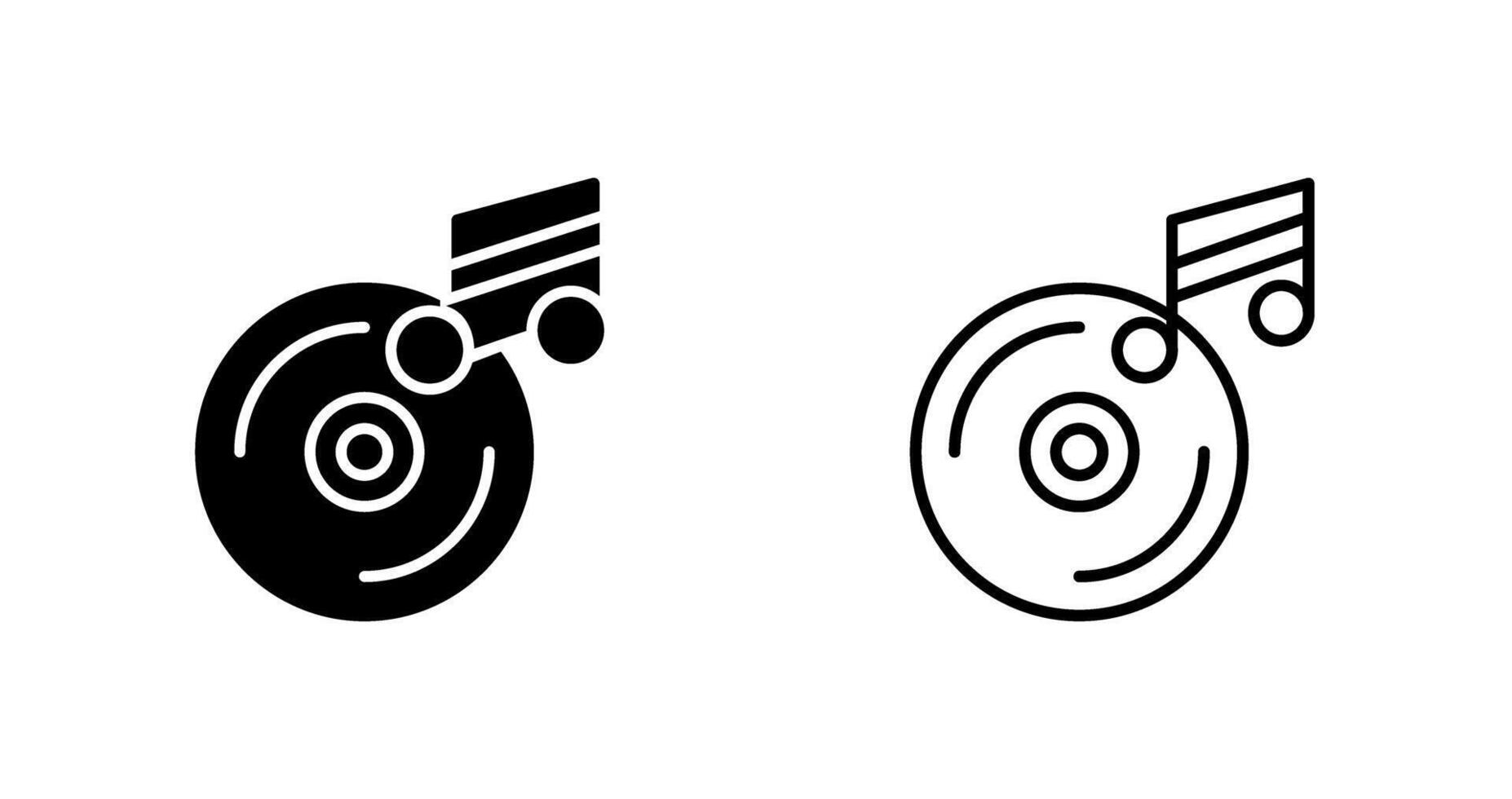 Music CD Vector Icon