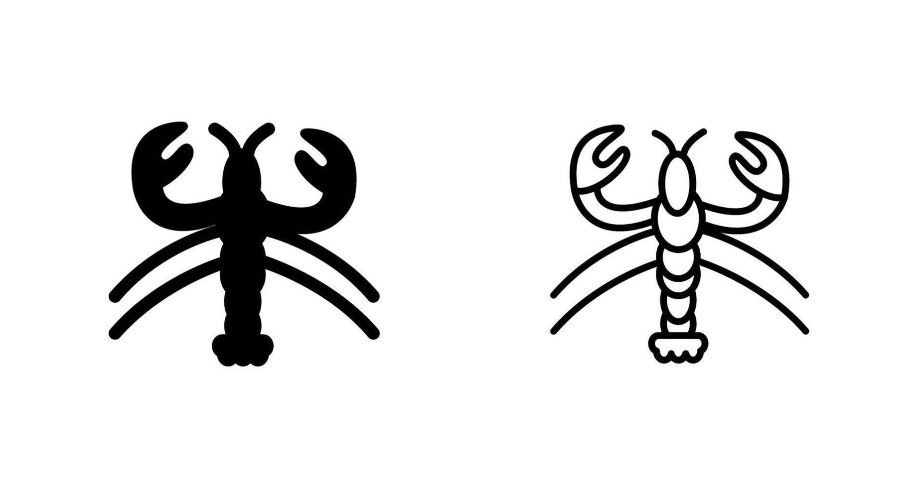 Lobster Vector Icon
