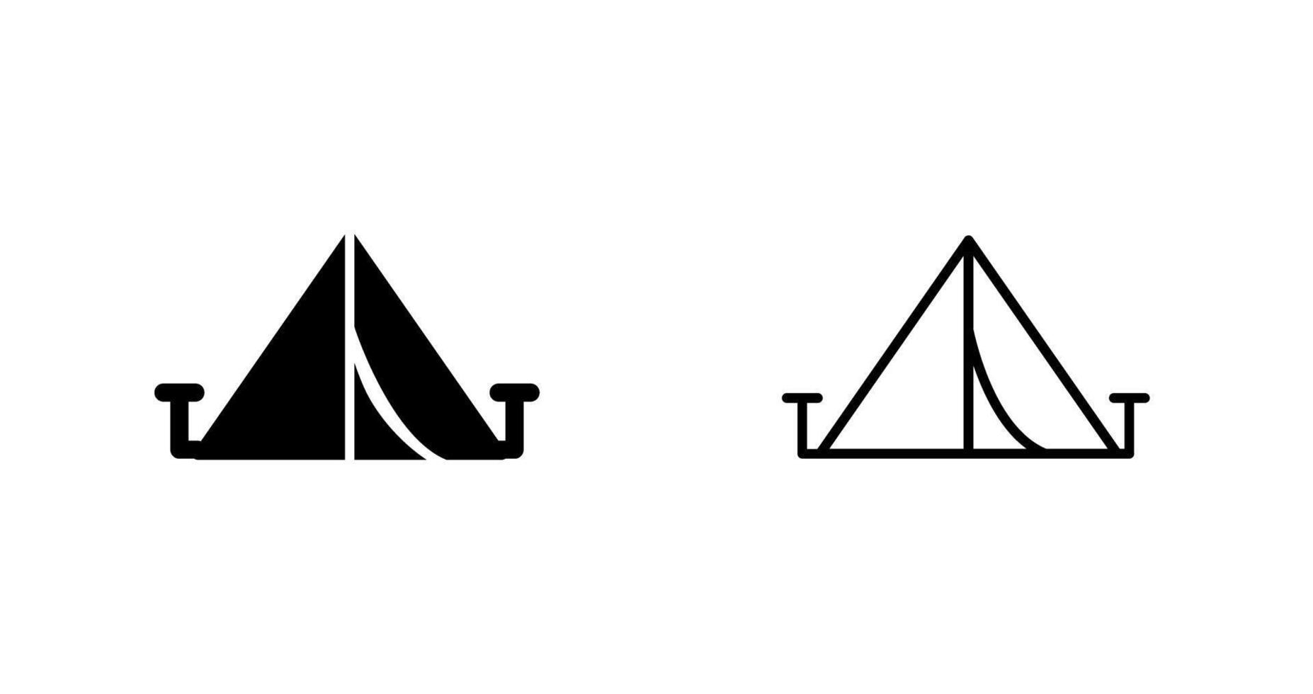 Tent Vector Icon
