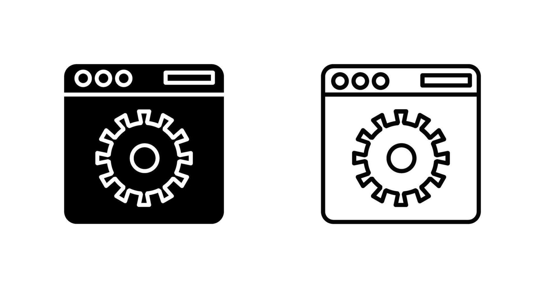 Website Settings Vector Icon