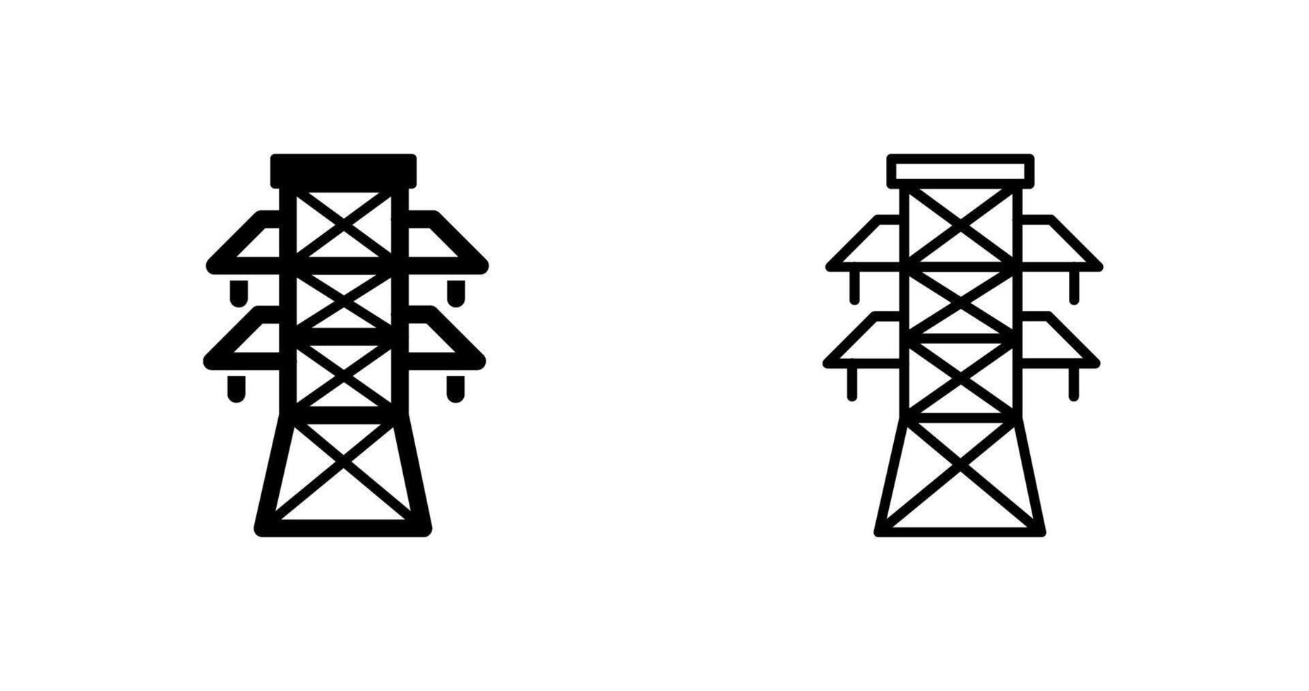 Electricity Tower Vector Icon