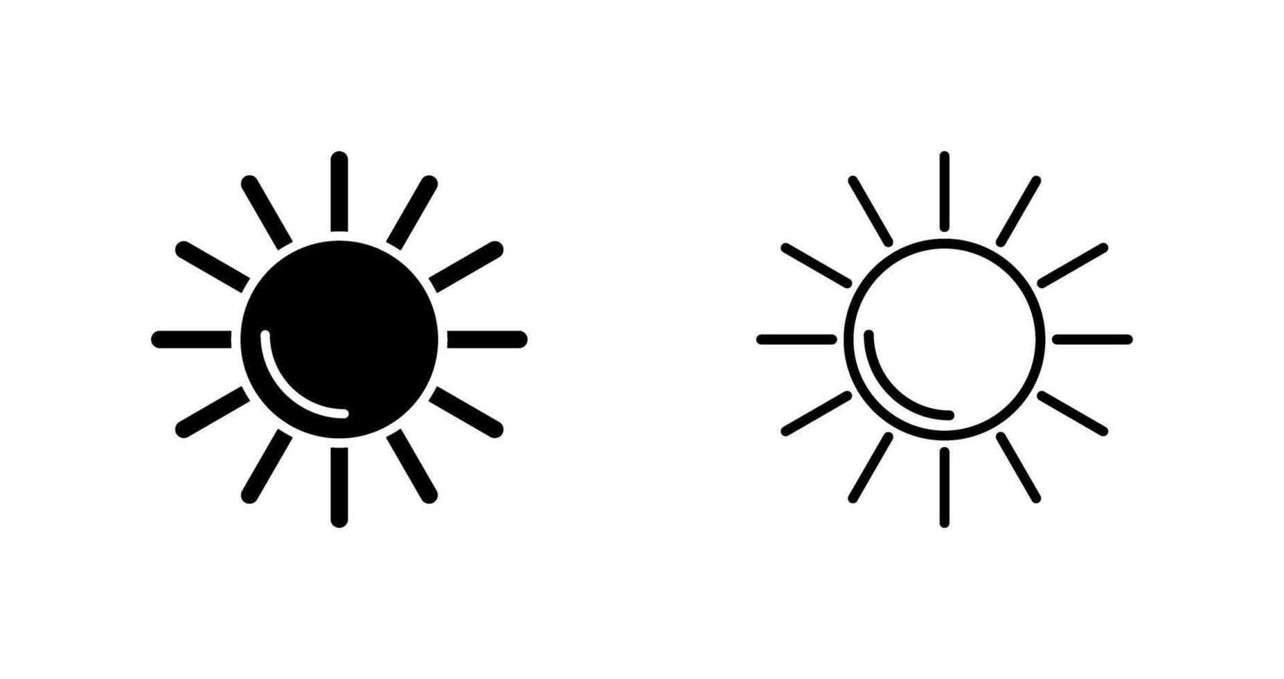 Sun Vector Icon
