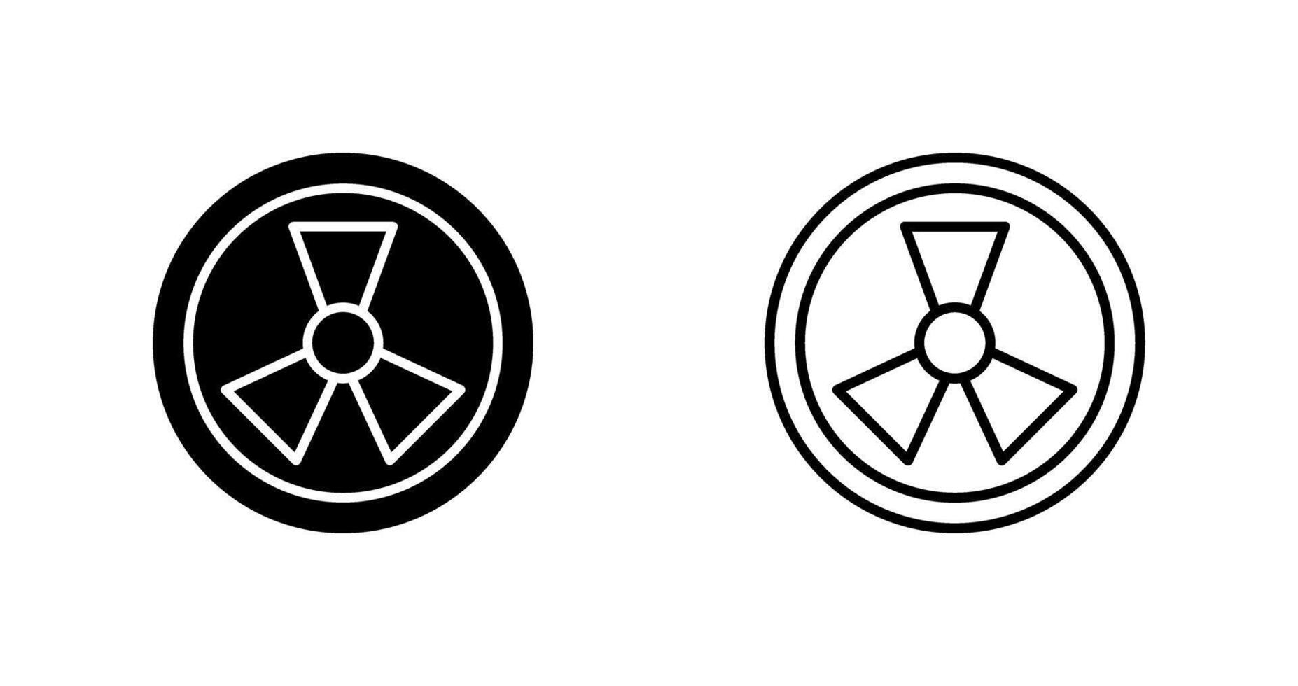 Radiation Vector Icon