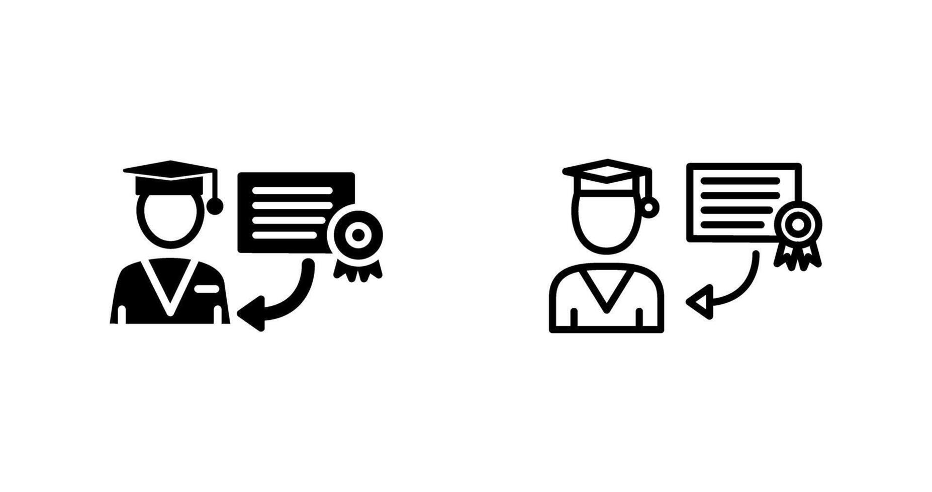 Receiving Degree Vector Icon