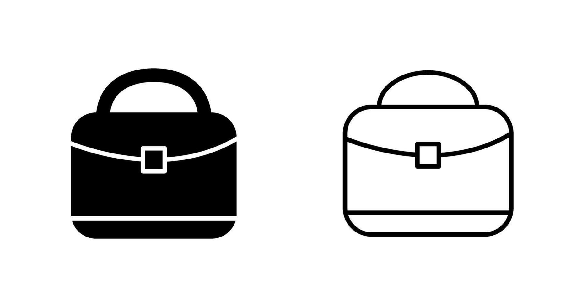 icono de vector de bolso