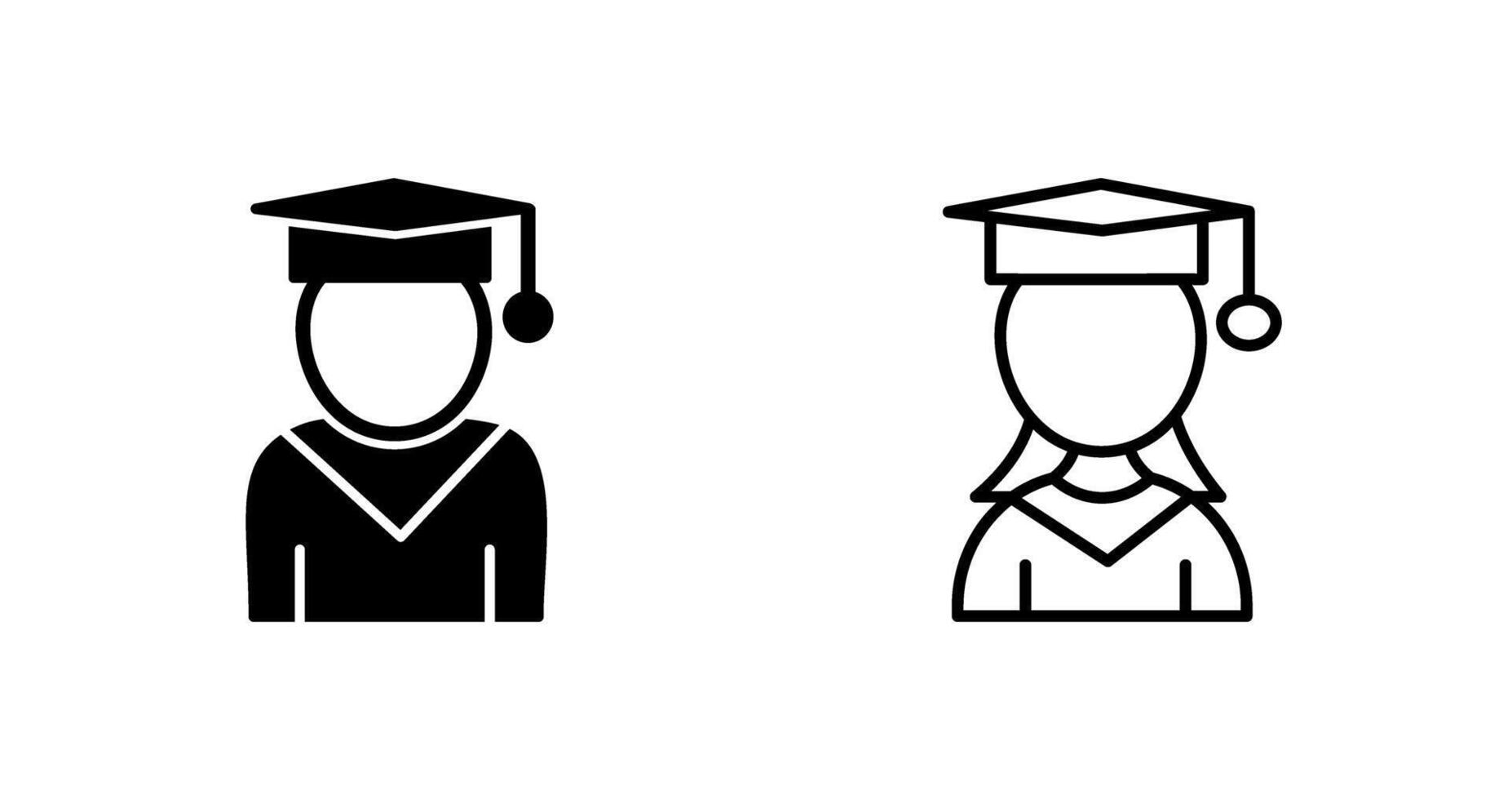 Female Student Vector Icon