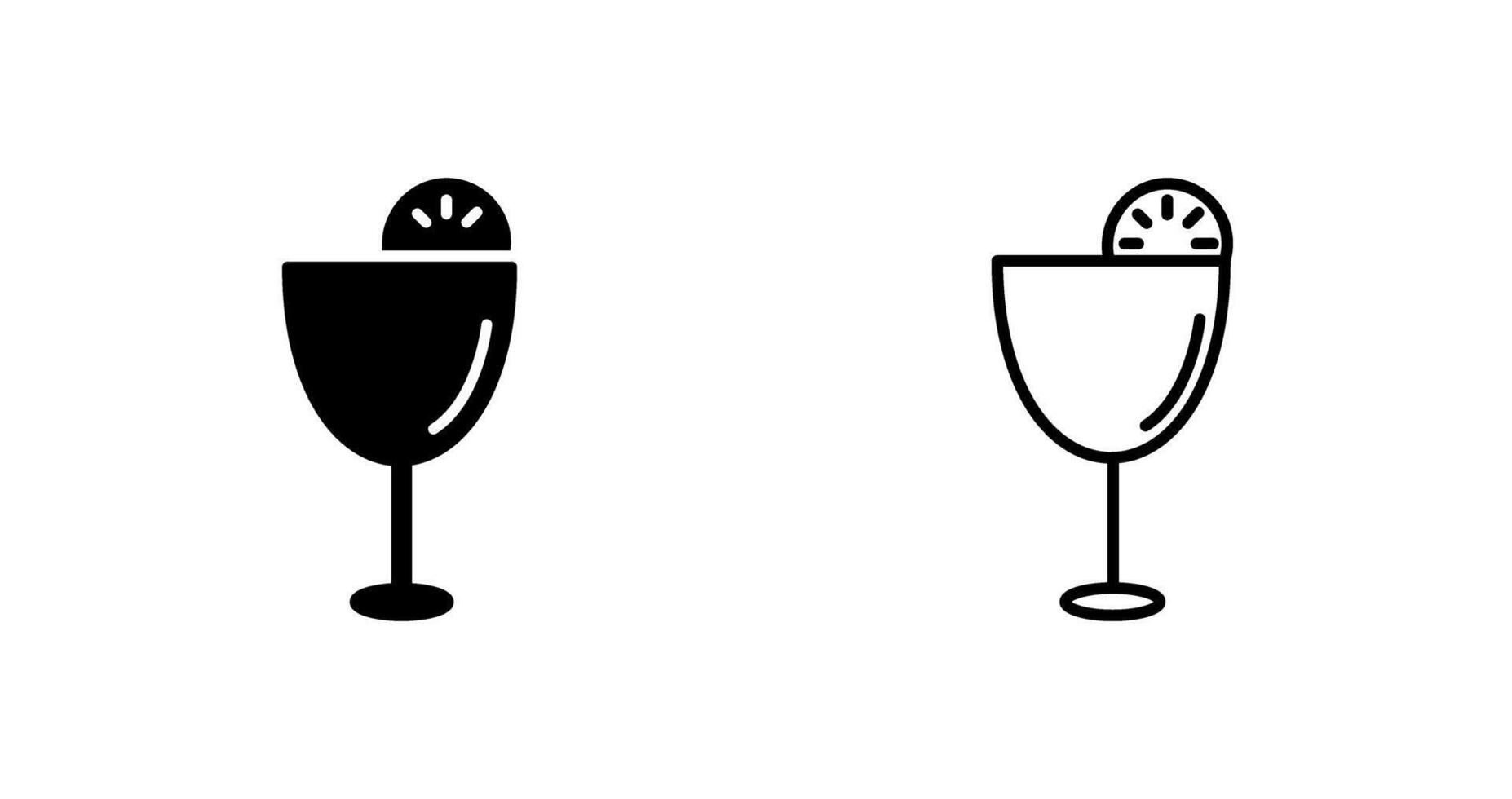 Cocktail Drink Vector Icon