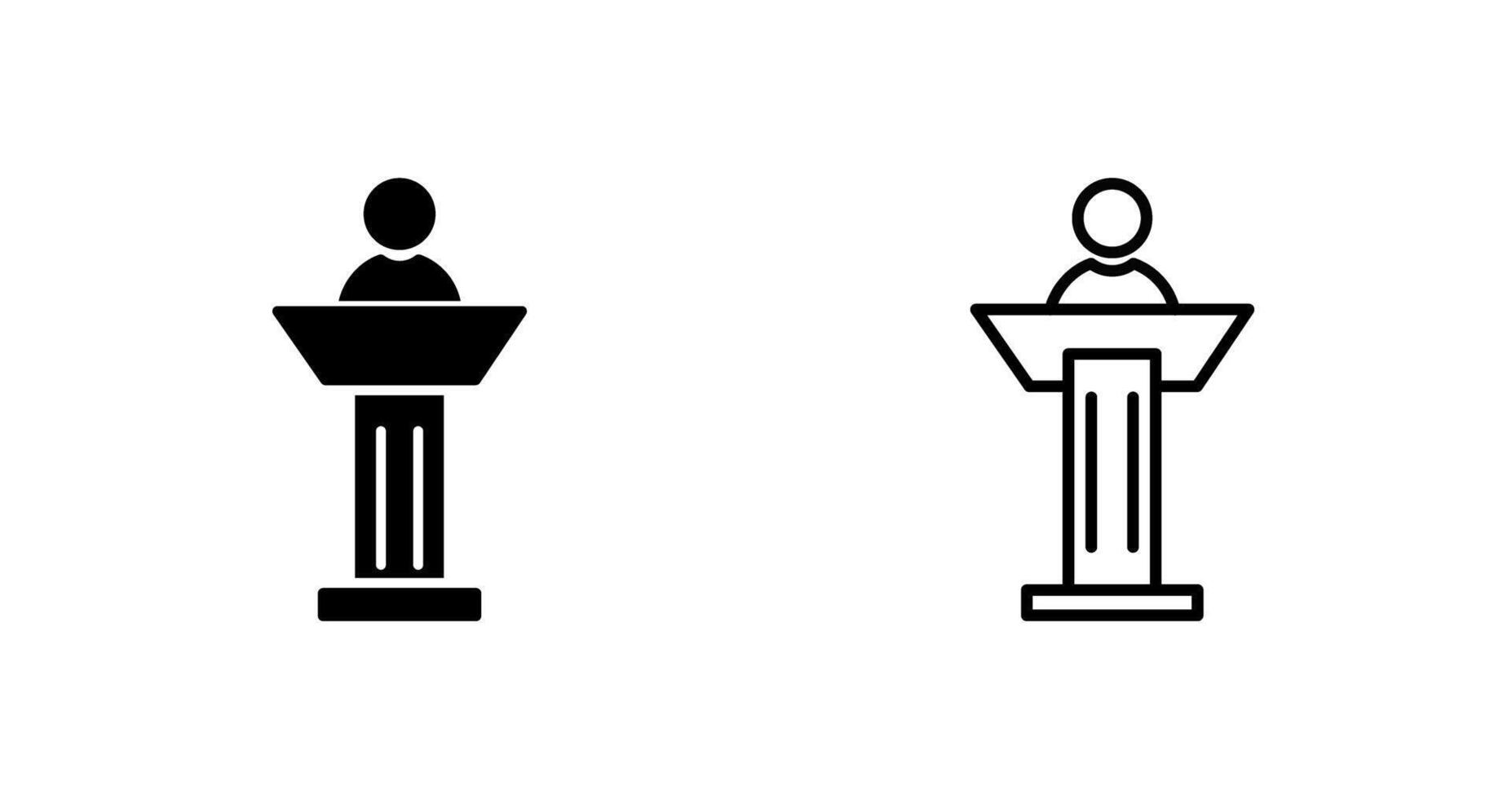 Podium Vector Icon