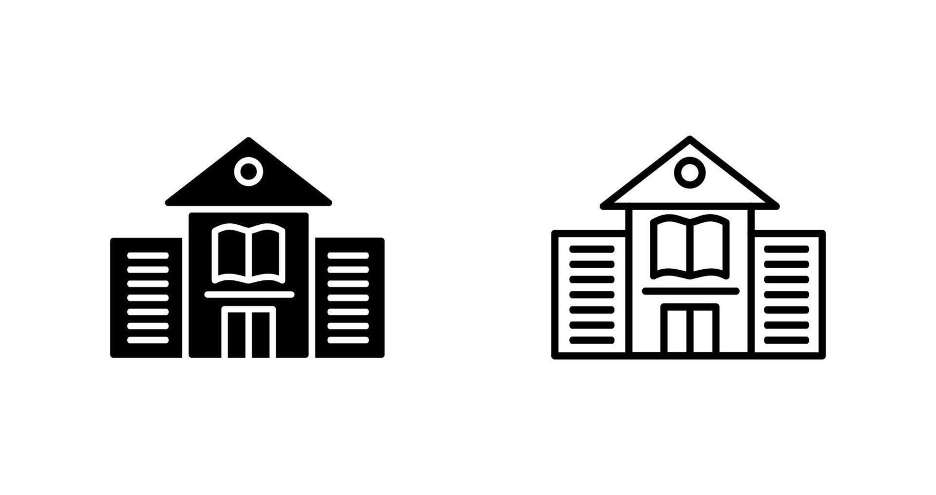 Library Building Vector Icon