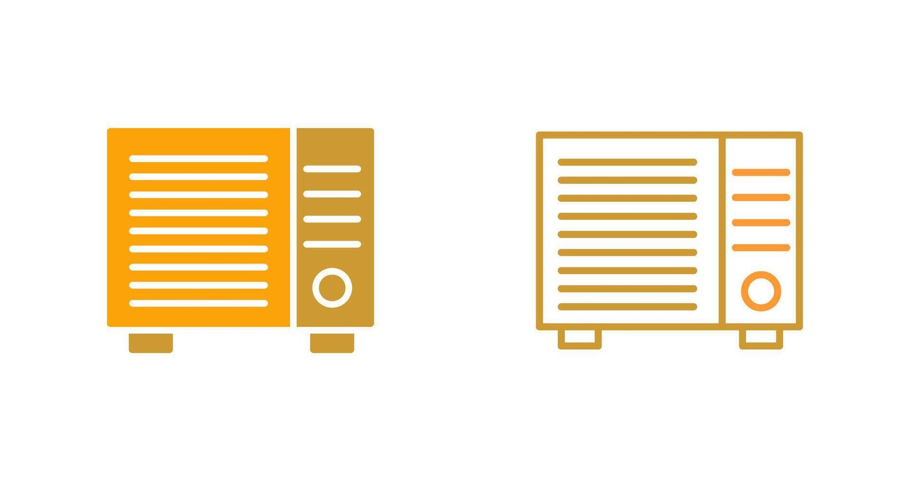 AC Window Unit Vector Icon