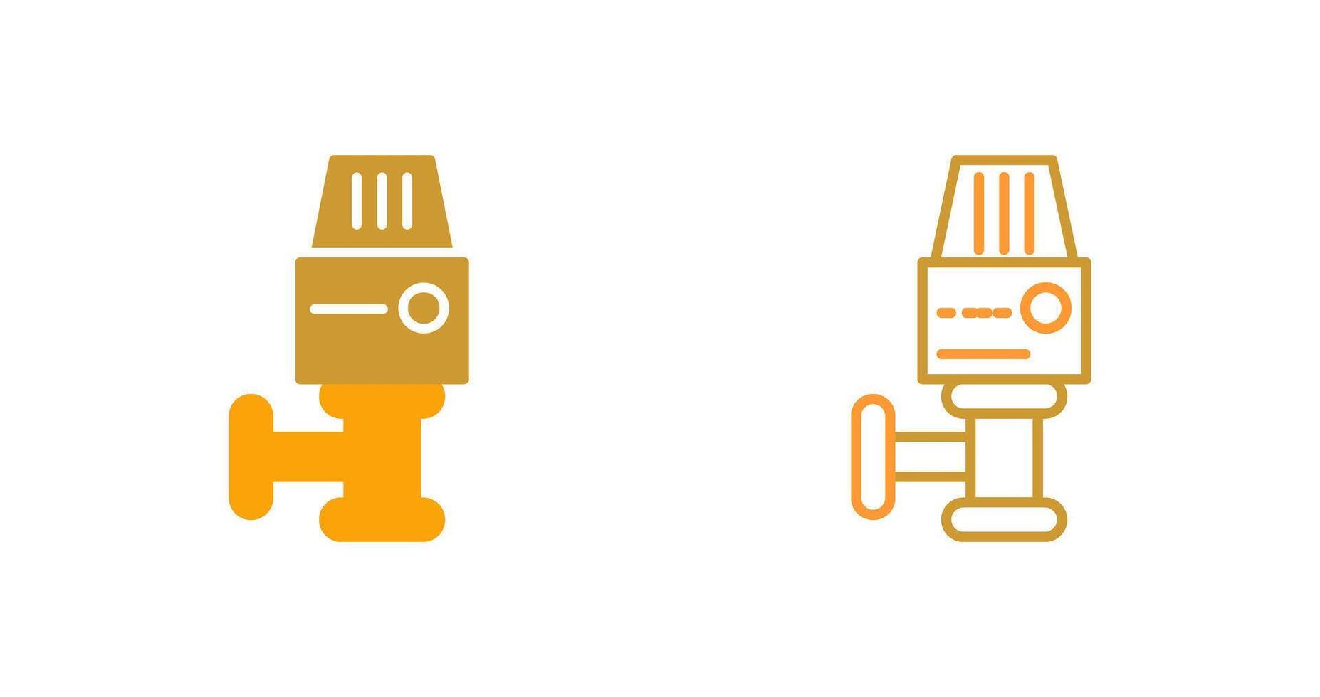 Thermostatic Head Vector Icon