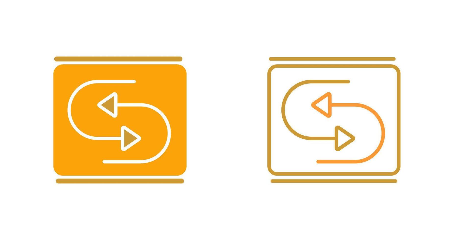 Reverse Arrow Vector Icon