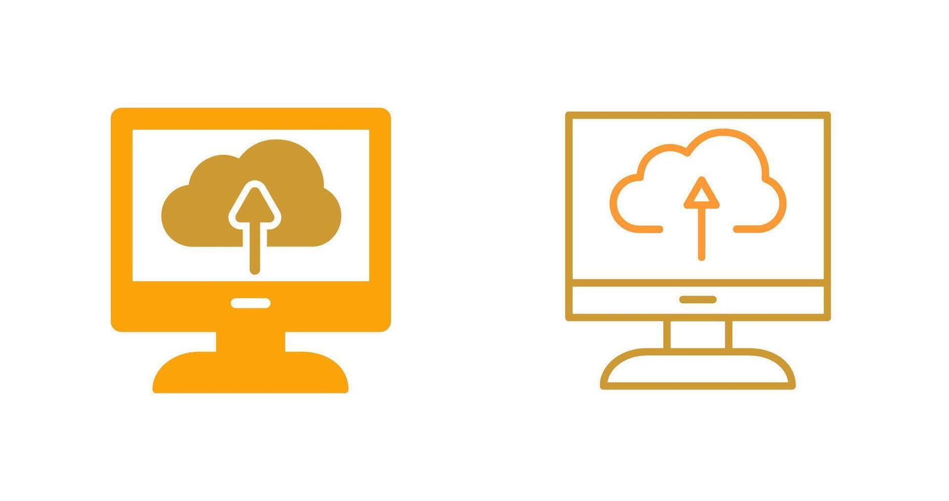 Cloud Backup Vector Icon
