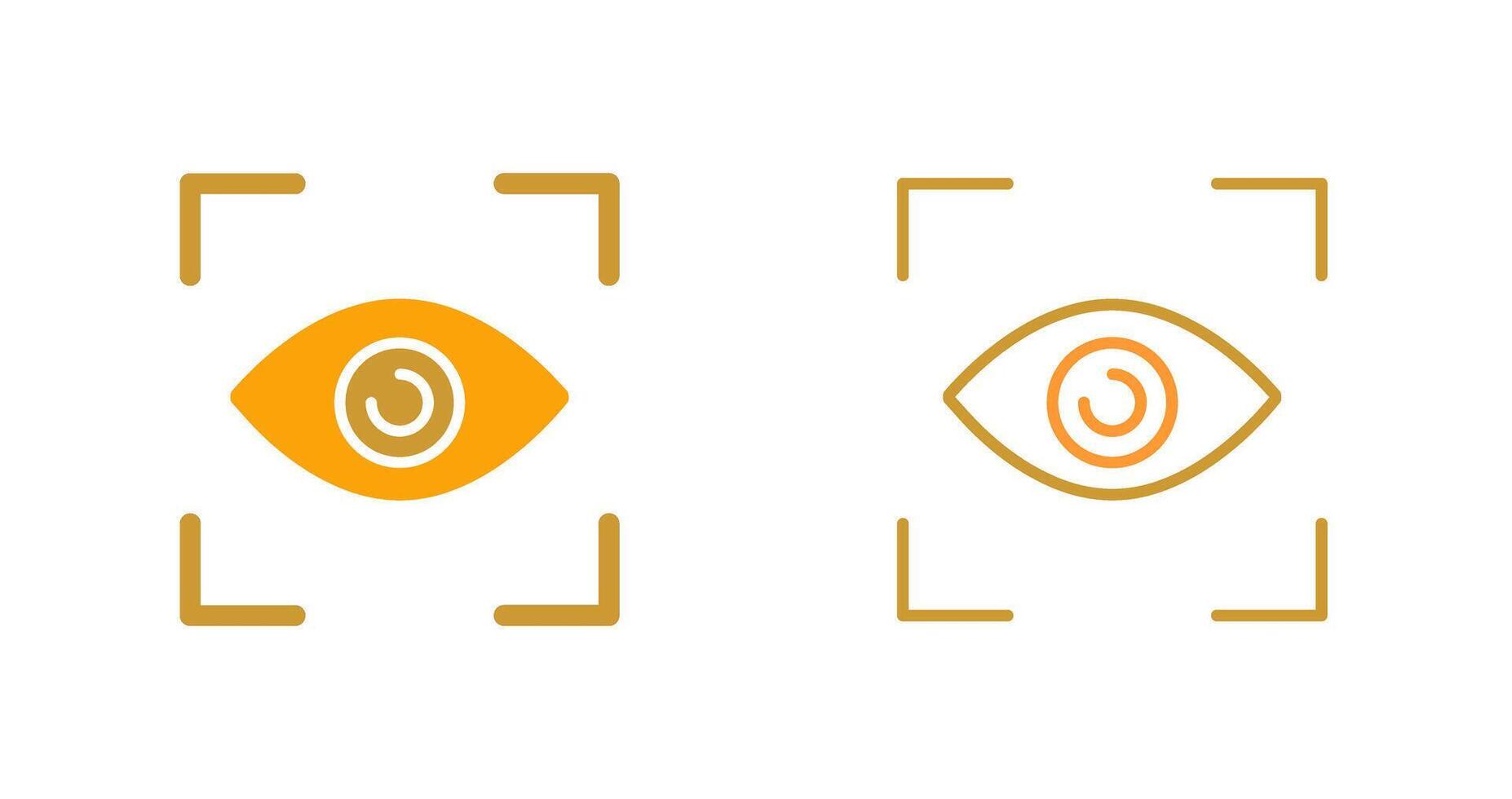 icono de vector de ojo