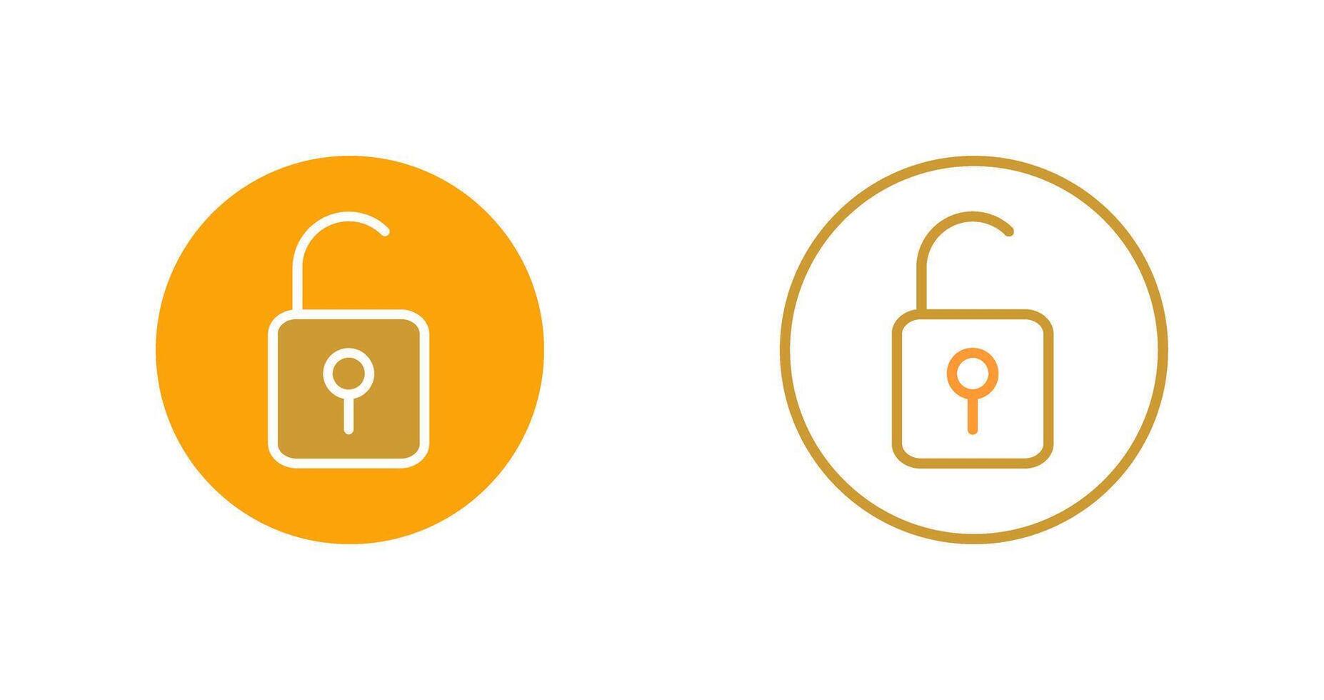 Open Lock Vector Icon